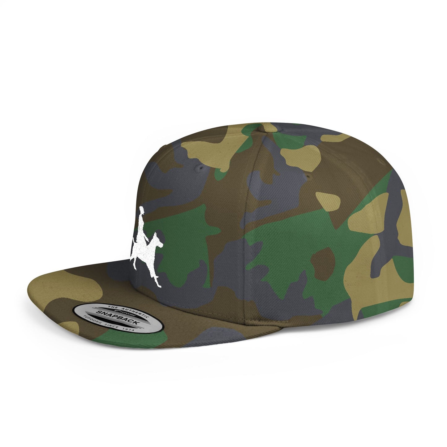 Queen 2 Embroidered Flat Bill Snapback