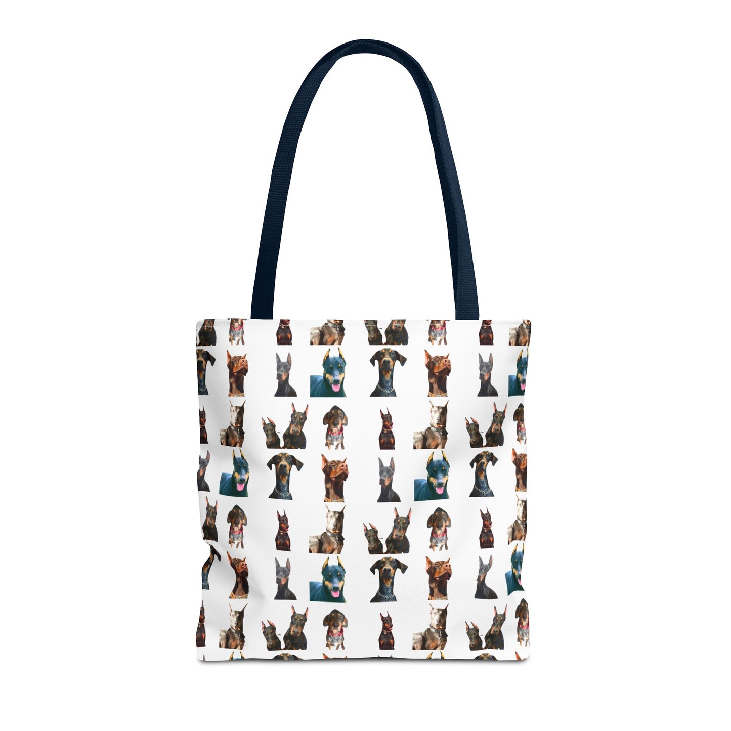 Edition 4 Doberman Model Pattern White Tote Bag