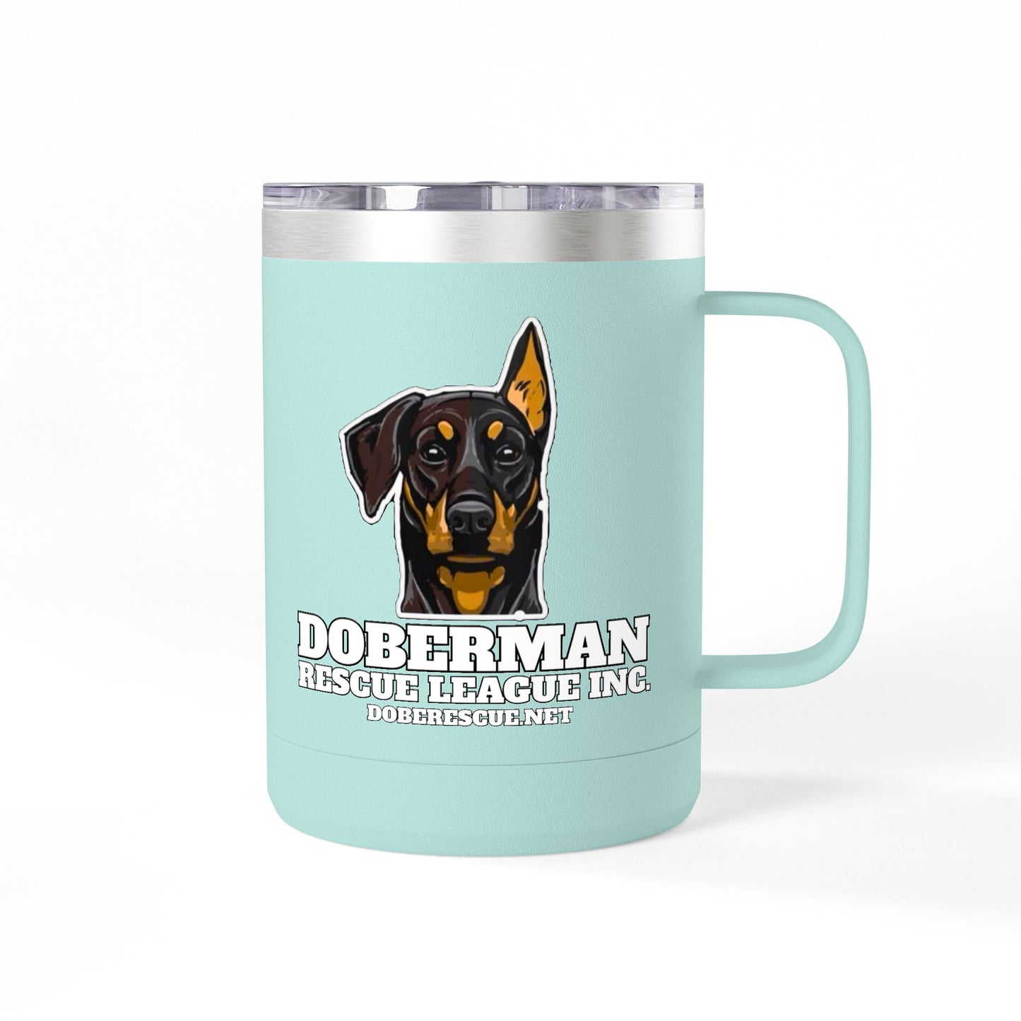 Doberman Rescue League 15oz Insulated Coffee Tumbler