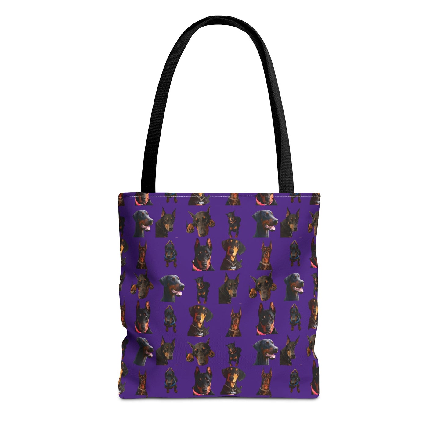 Edition 2 Doberman Model Pattern Purple Tote Bag