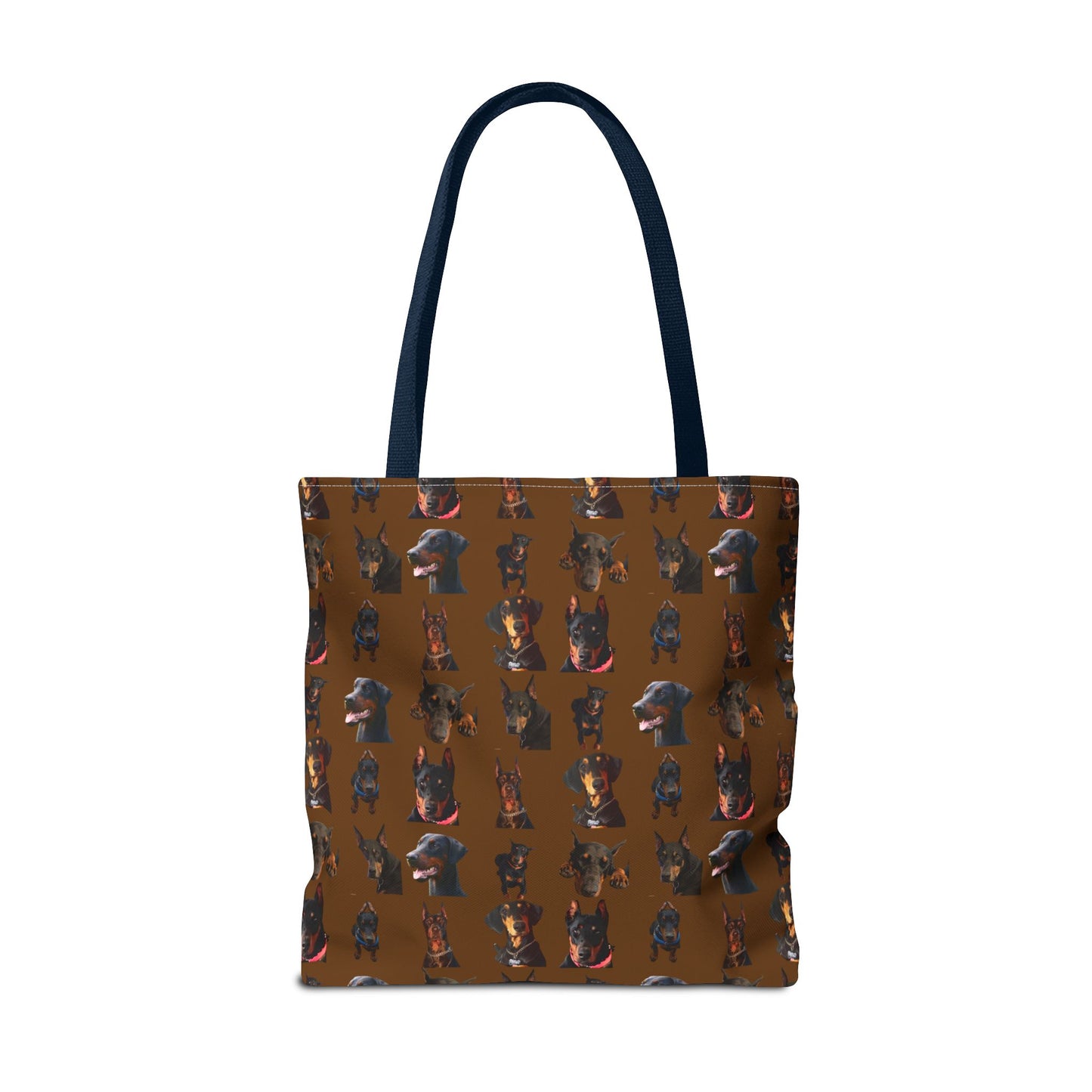 Edition 2 Doberman Model Pattern Brown Tote Bag