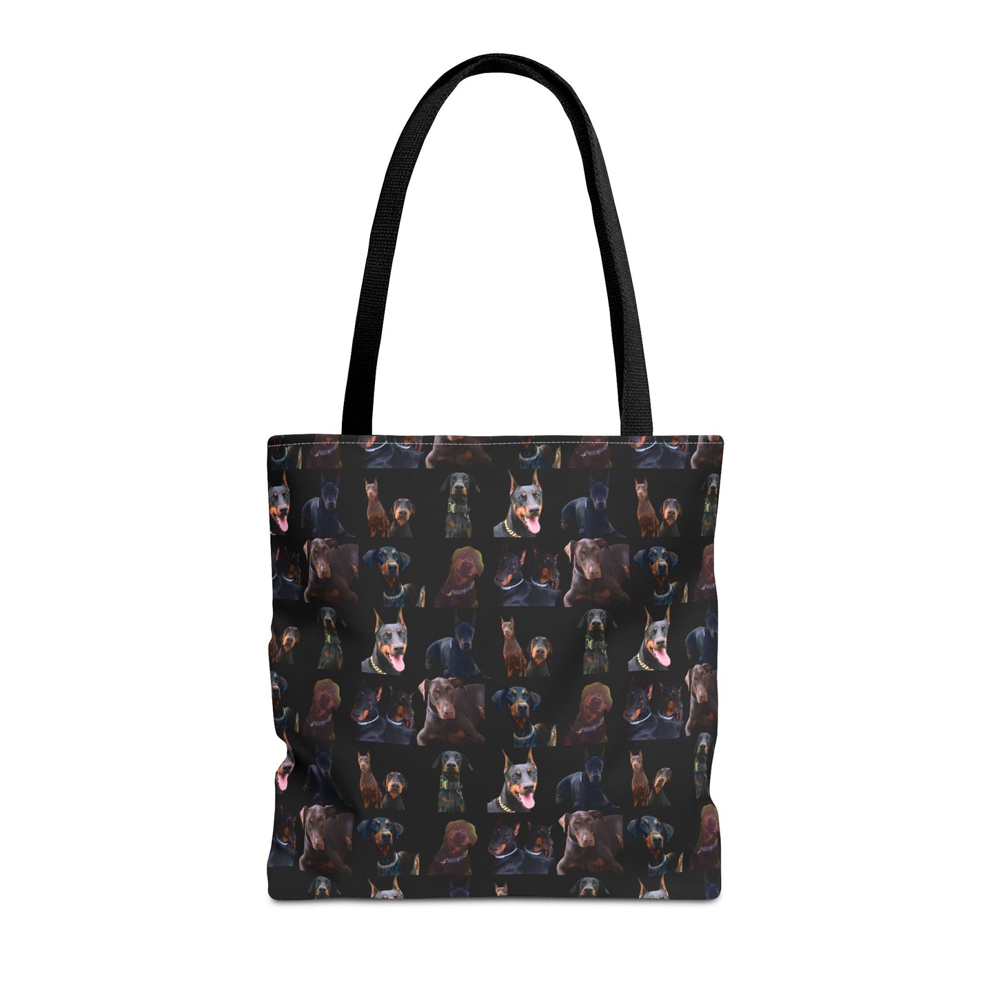 Edition 5 Doberman Model Pattern Black Tote Bag
