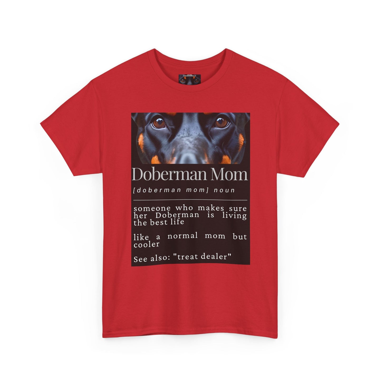 Doberman Mom S1 Private Lable Unisex Heavy Cotton Tee