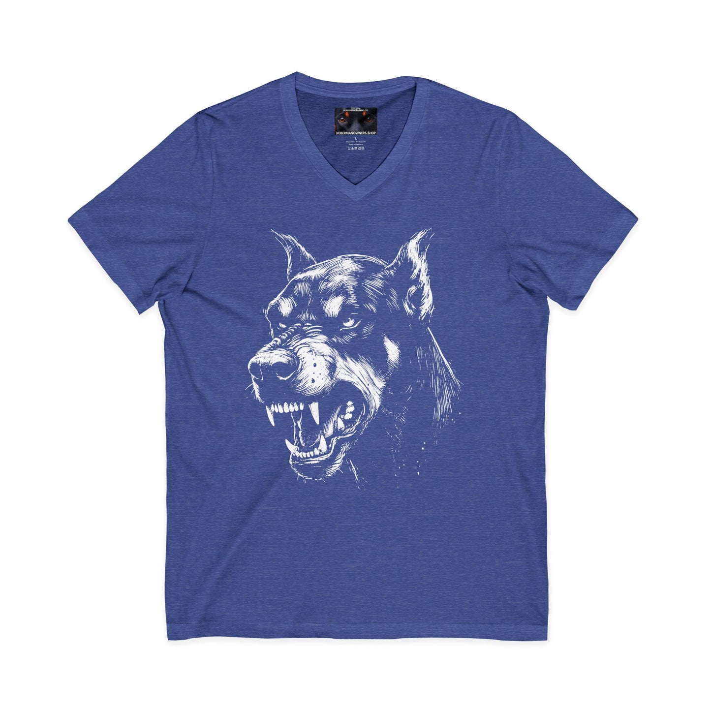 Protect 2 Private Label Unisex Jersey Short Sleeve V-Neck Tee