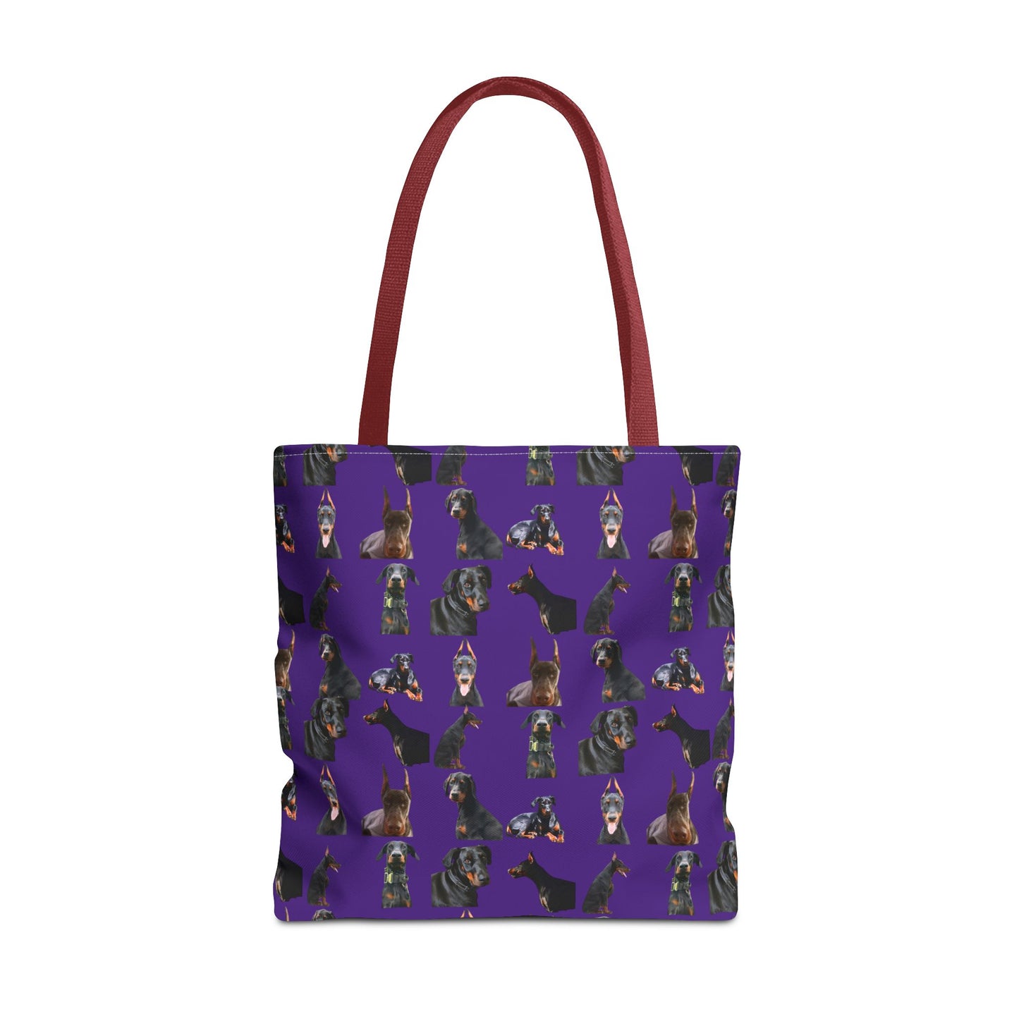 Edition 6 Doberman Model Pattern Purple Tote Bag