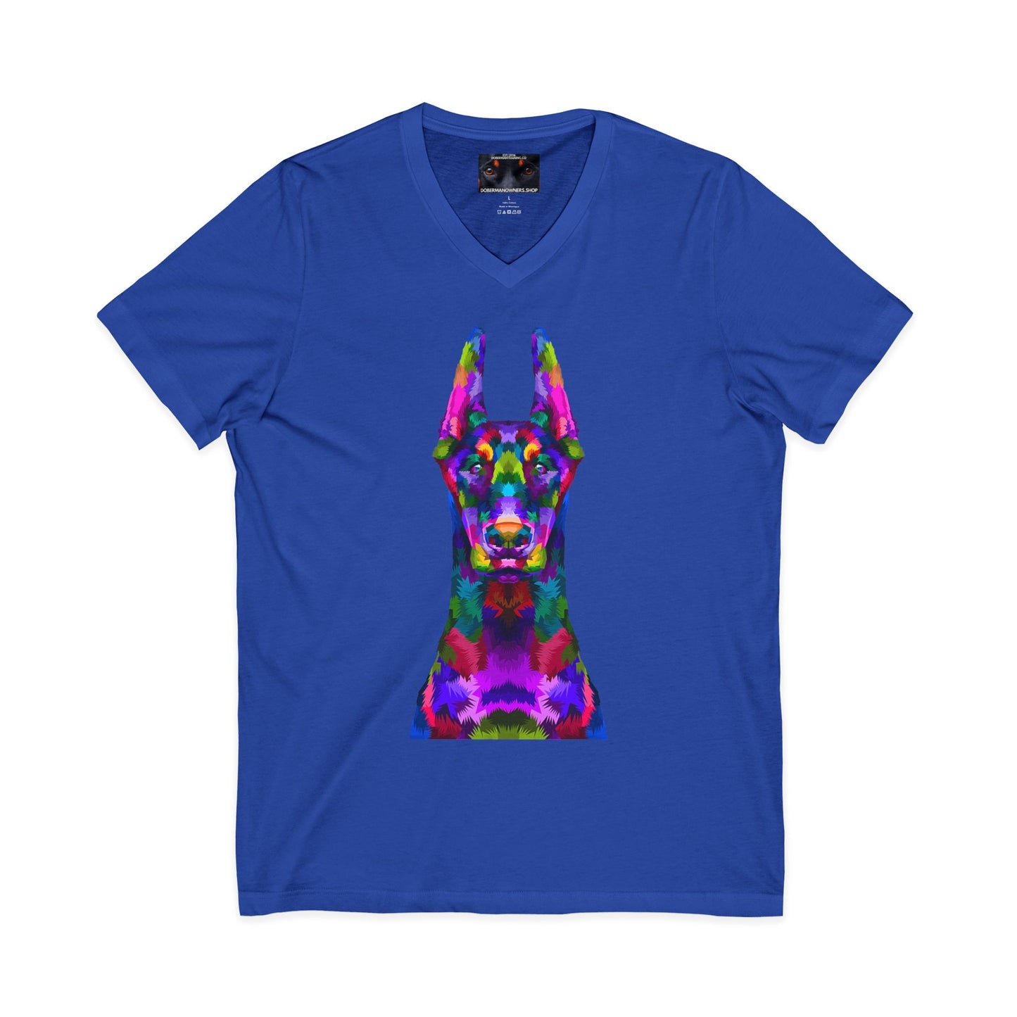 Look 1 Private Label Unisex Jersey Short Sleeve V-Neck Tee