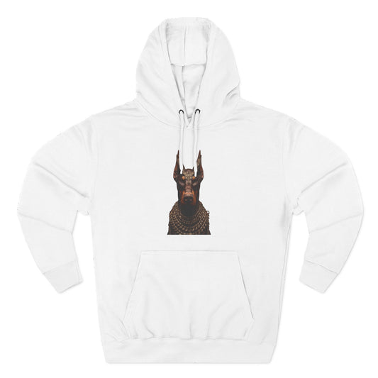 Doberman Goat 4 Fleece Hoodie