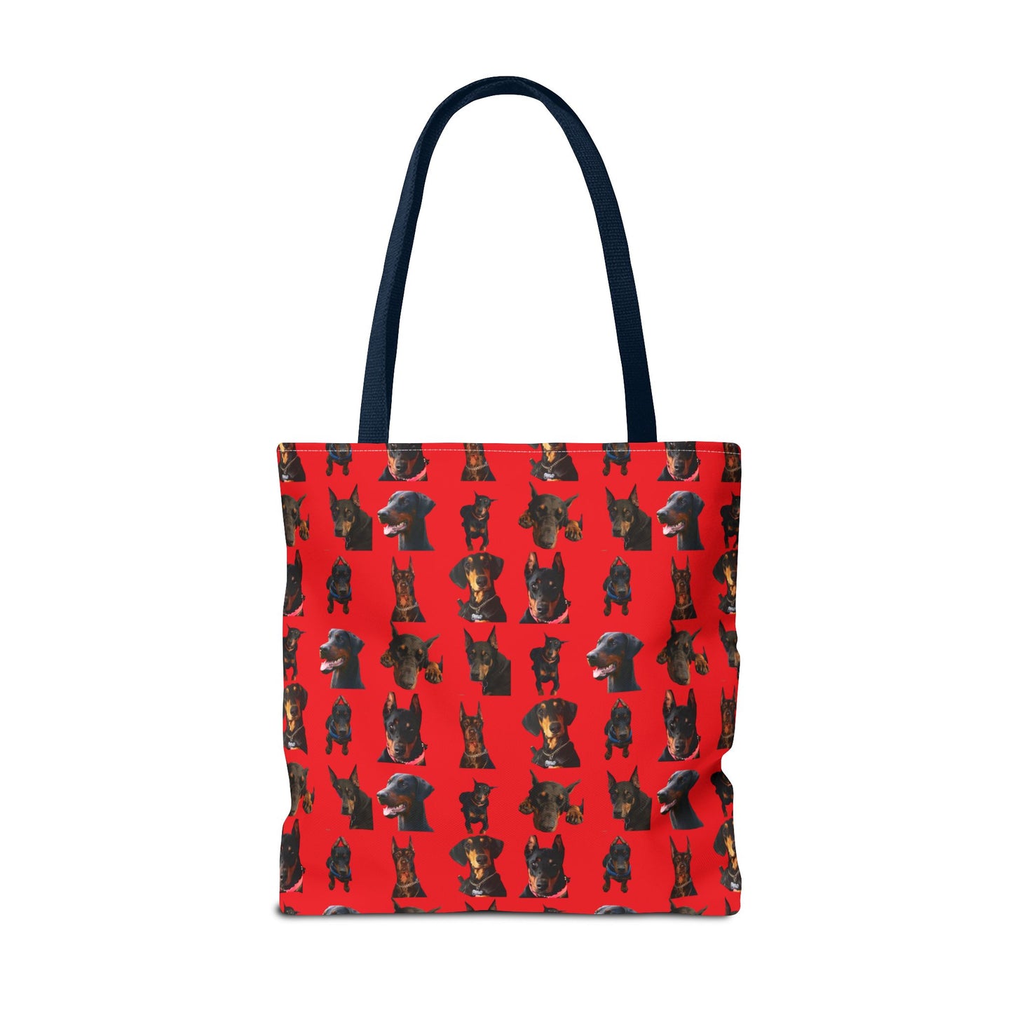 Edition 2 Doberman Model Pattern Red Tote Bag