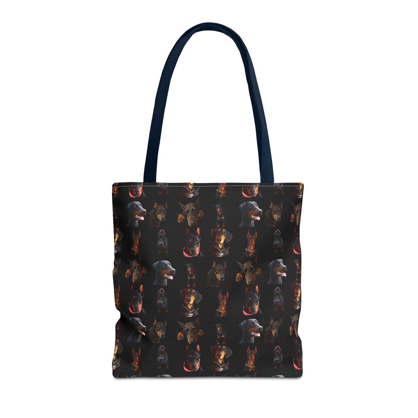 Edition 2 Doberman Model Pattern Black Tote Bag