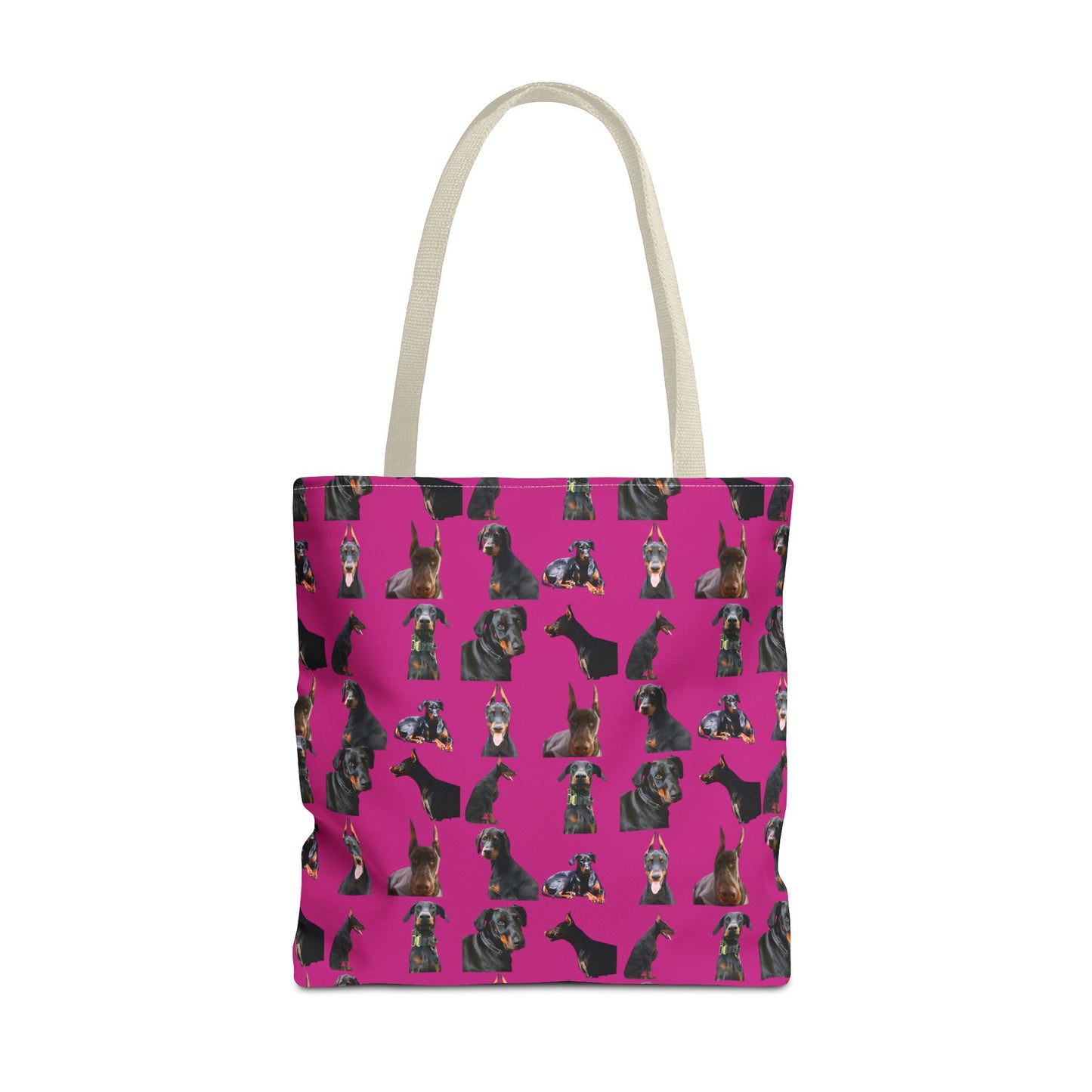Edition 6 Doberman Model Pattern Pink Tote Bag