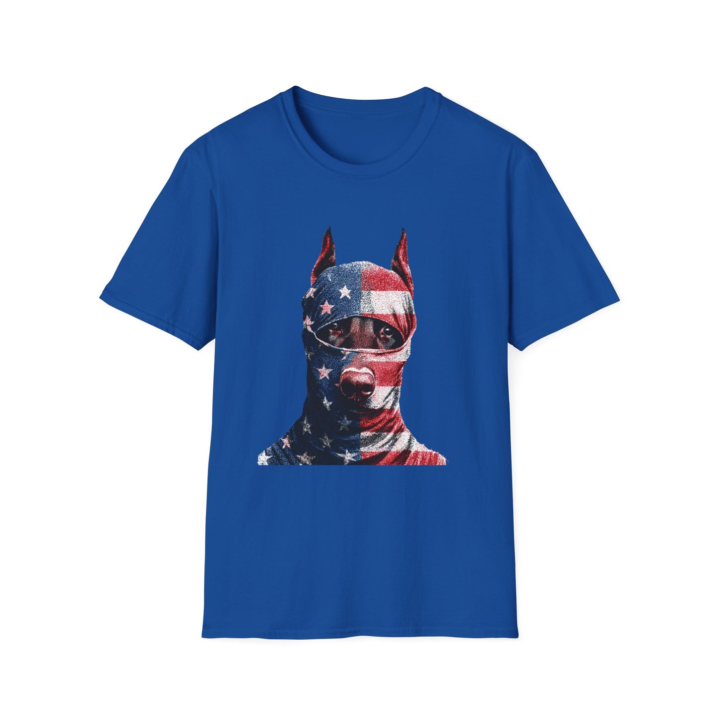 Doberman 2 Portrait T‑Shirt