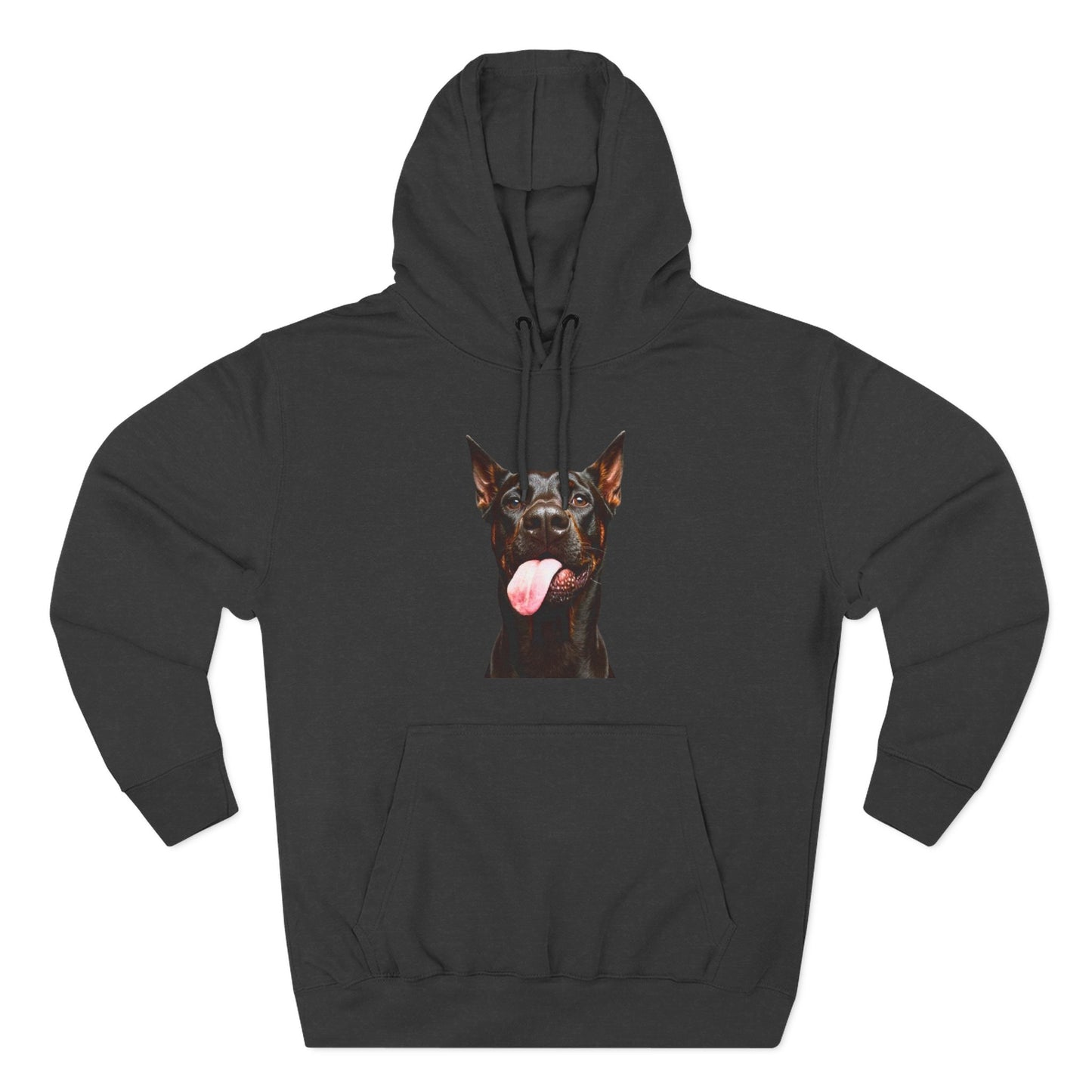 Tongue 1 Three-Panel Fleece Hoodie