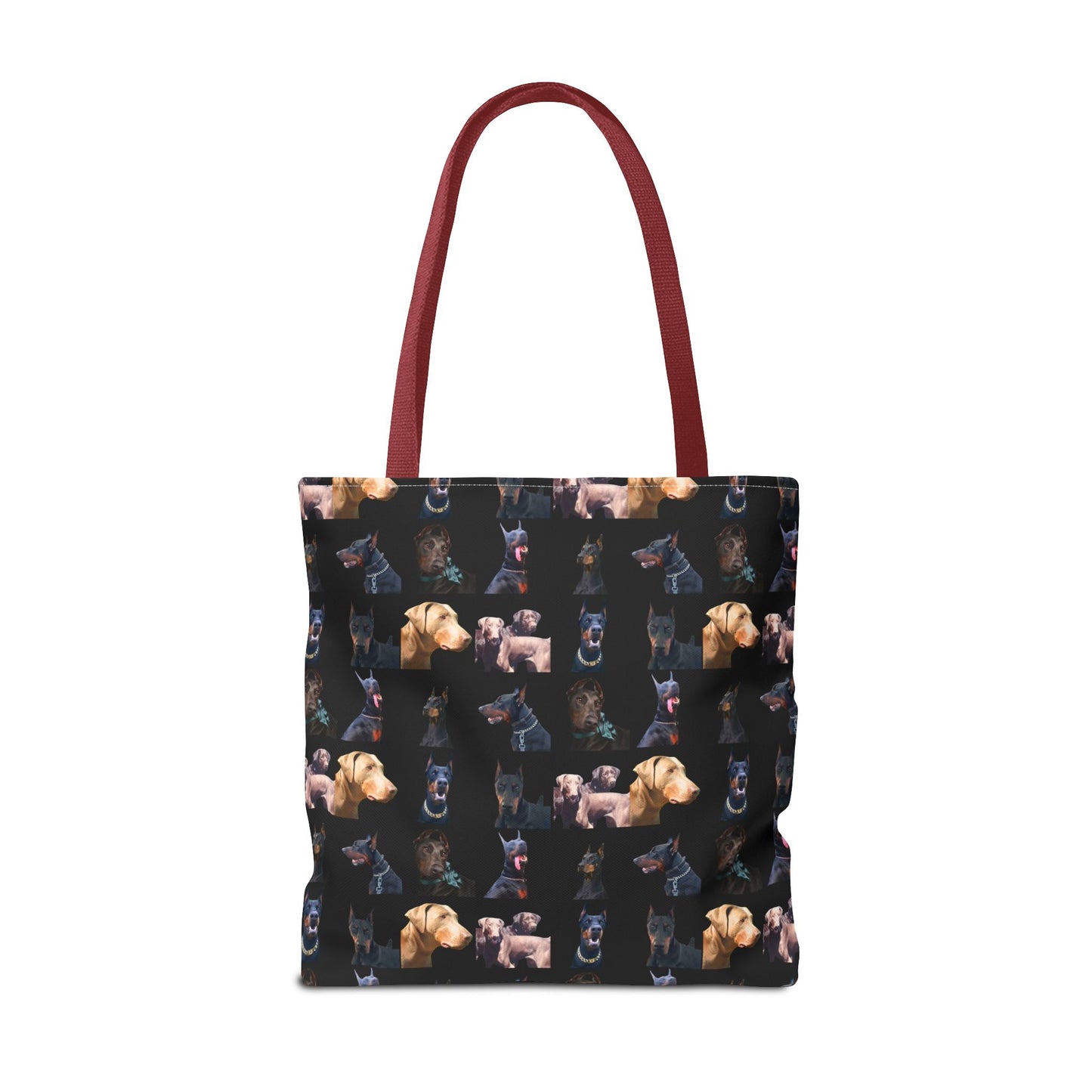 Edition 8 Doberman Model Pattern Black Tote Bag