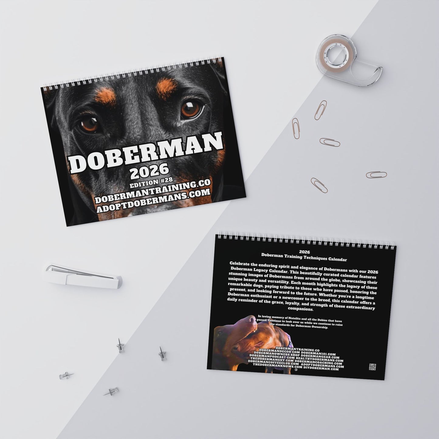 Edition 28 2026 Doberman Calendars