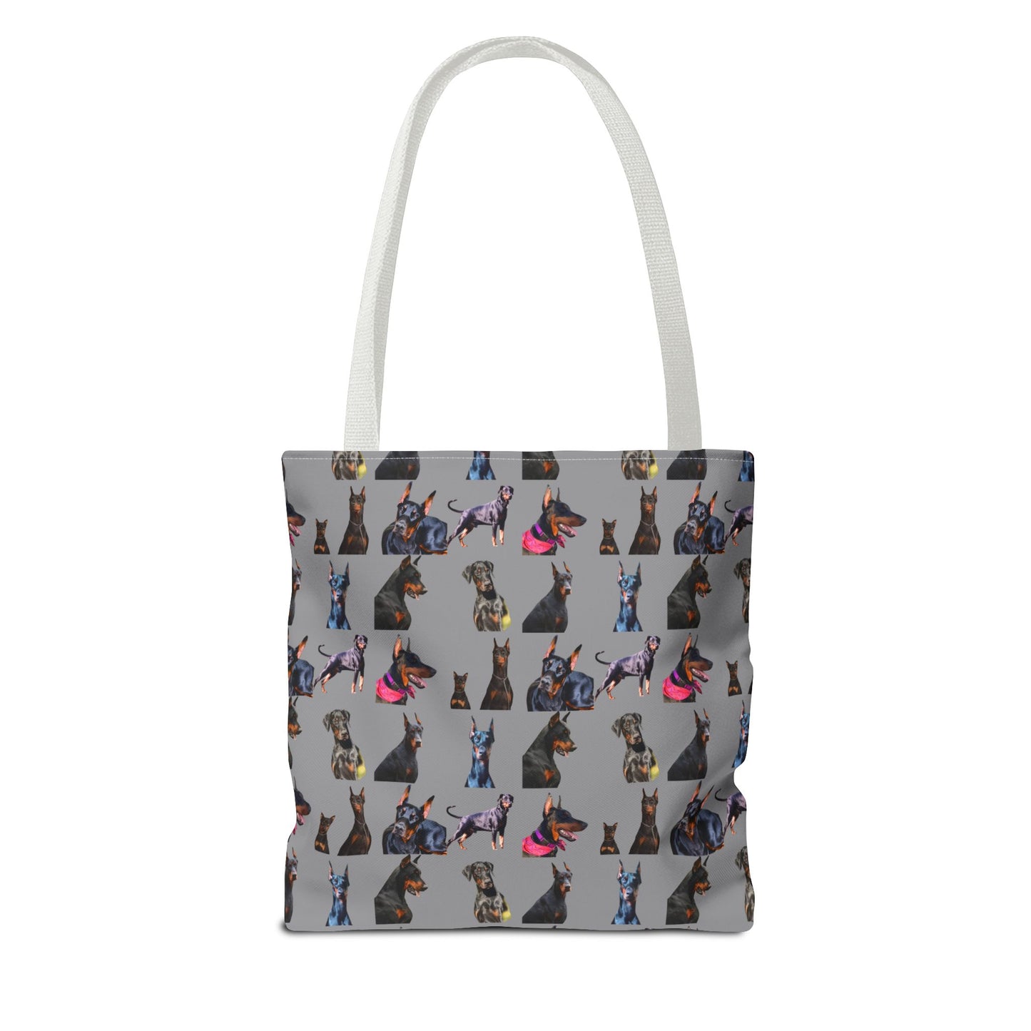 Edition 7 Doberman Model Pattern Gray Tote Bag