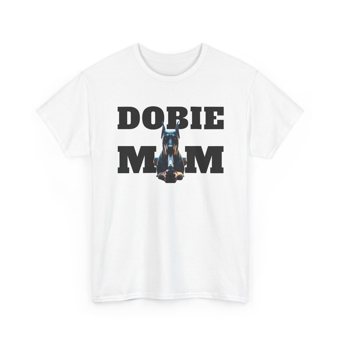 Dobie Mom 06 2025 Unisex Heavy Cotton Tee
