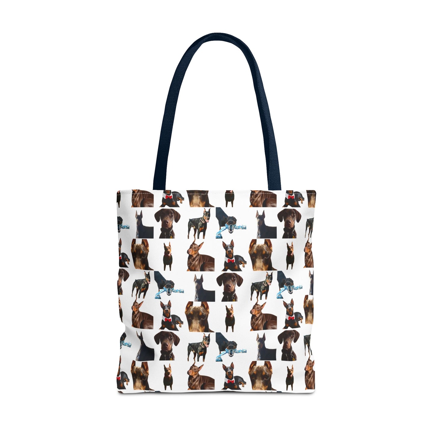 Edition 1 Doberman Model Pattern White Tote Bag
