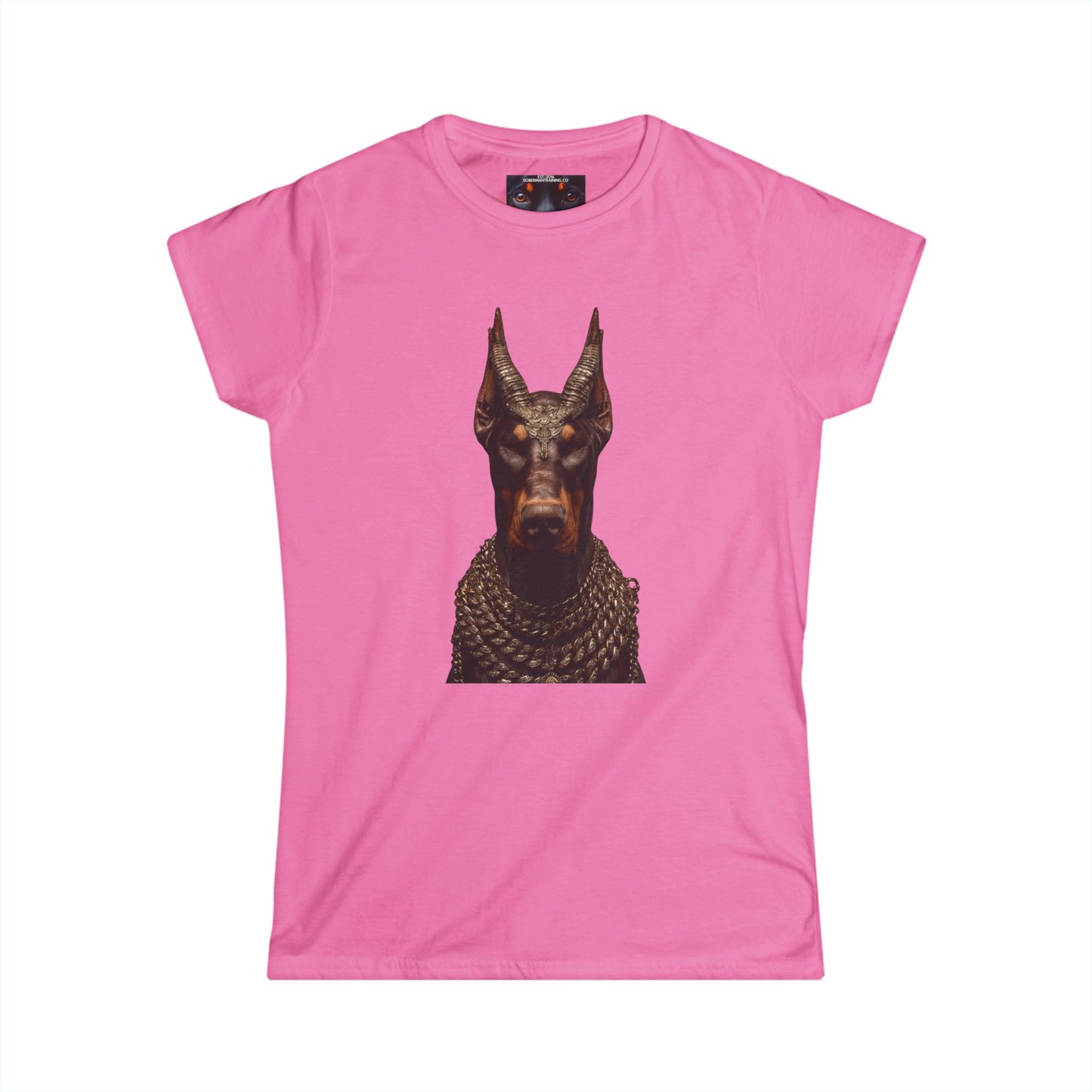 Doberman Goat 4 Women's Softstyle Tee