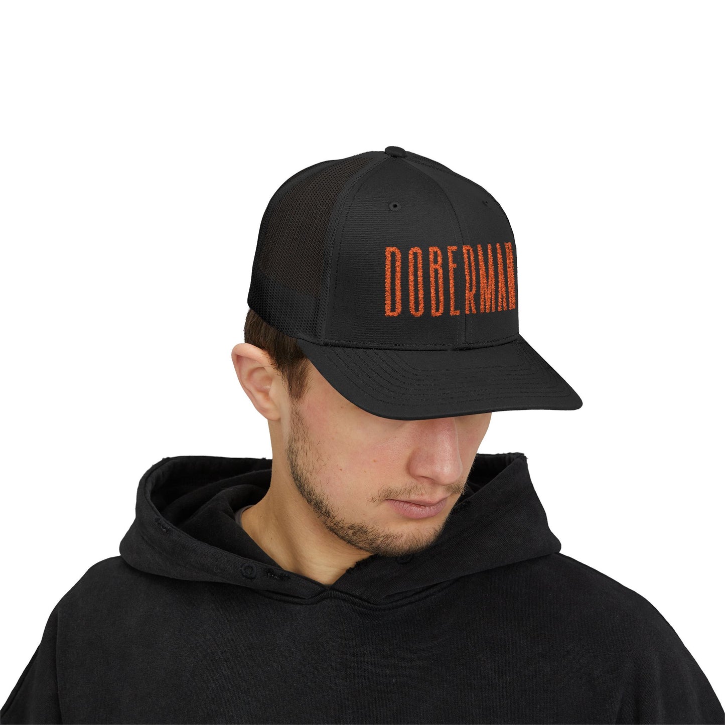 Doberman T5 Silhouette Snapback Trucker Cap