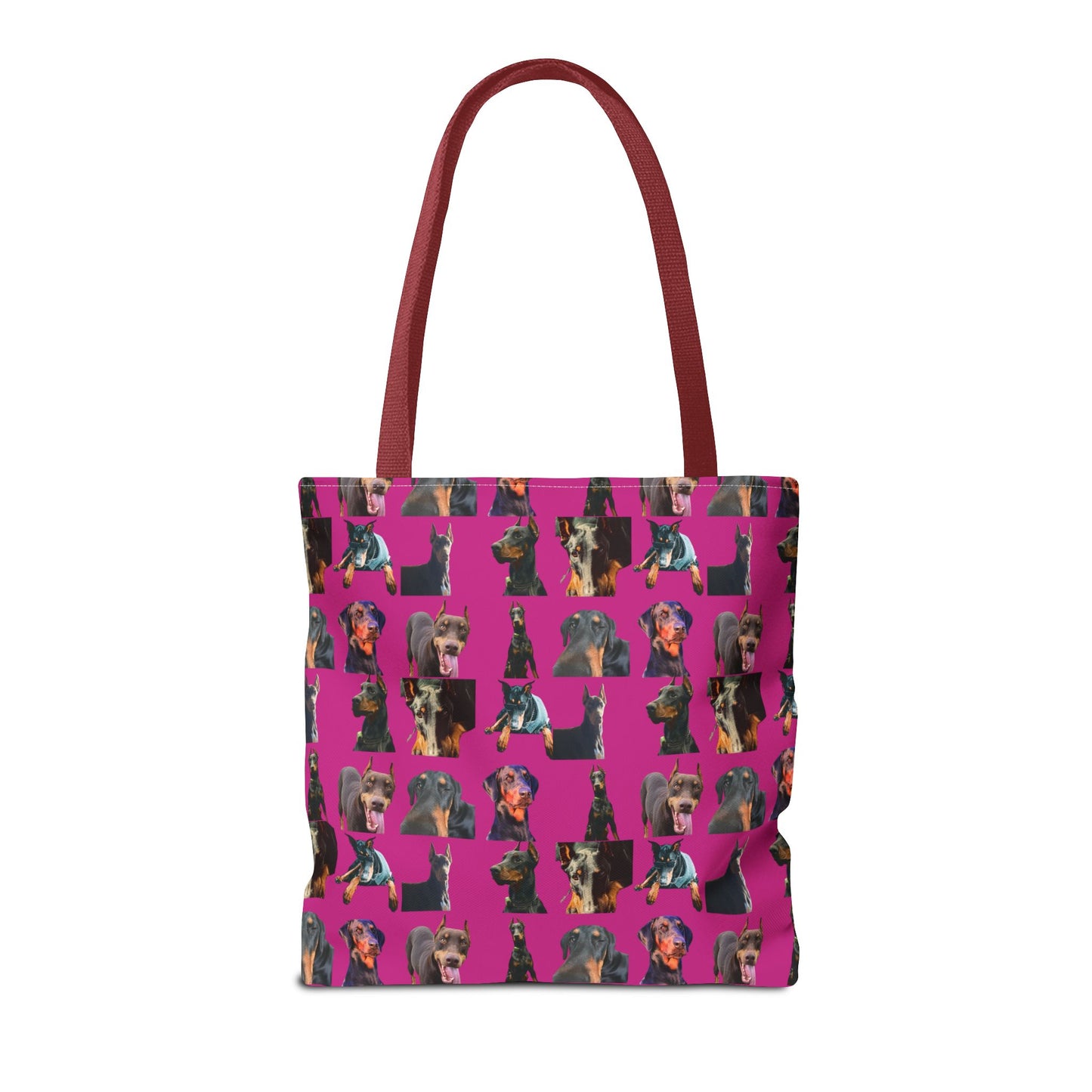 Edition 3 Doberman Model Pattern Pink Tote Bag