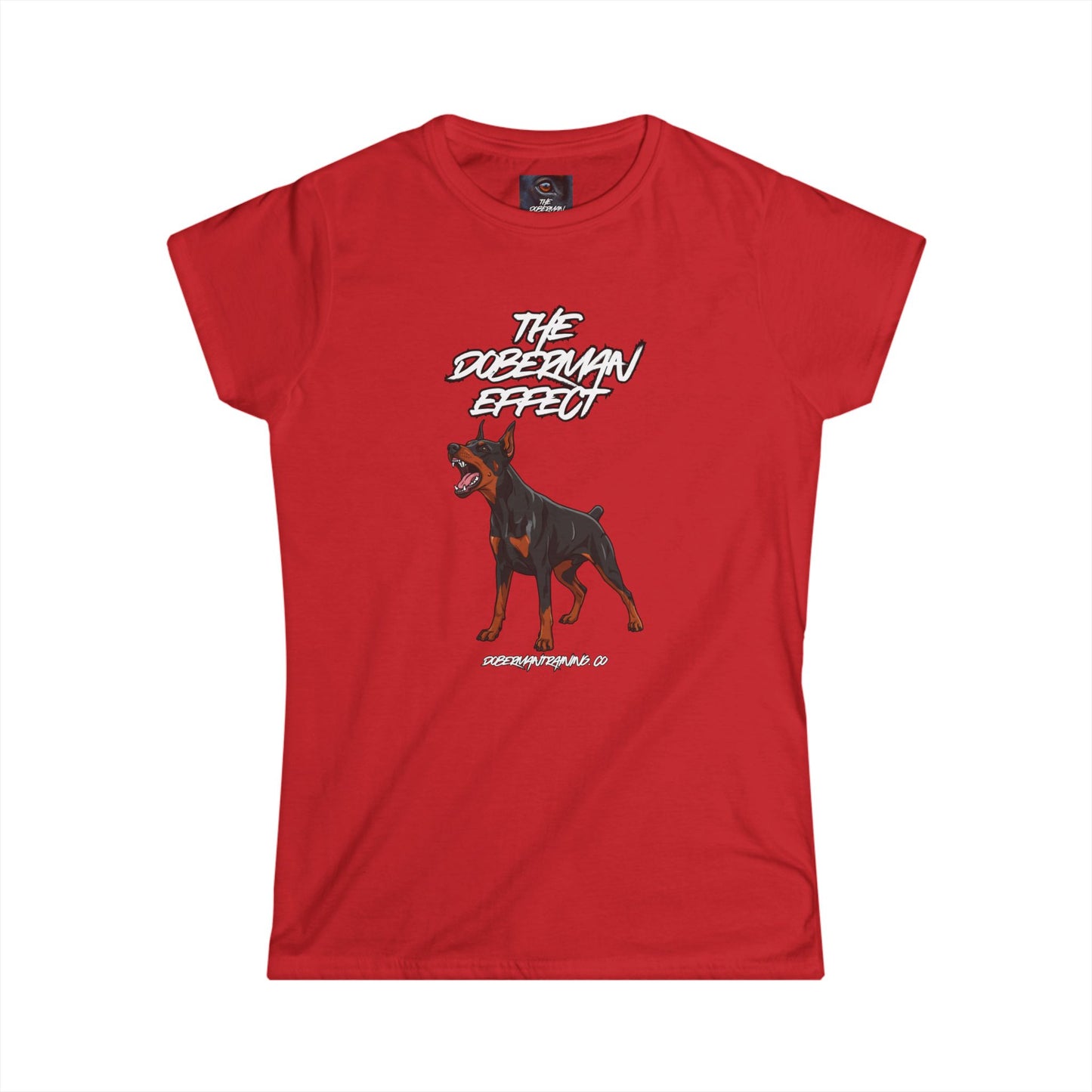Doberman Effect 1 Women's Softstyle Tee