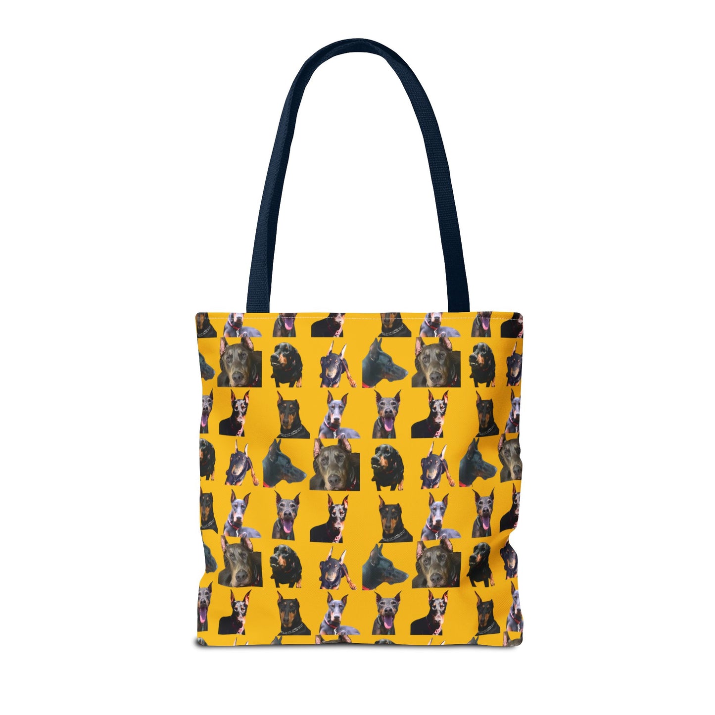 Edition 11 Doberman Model Pattern Yellow Tote Bag
