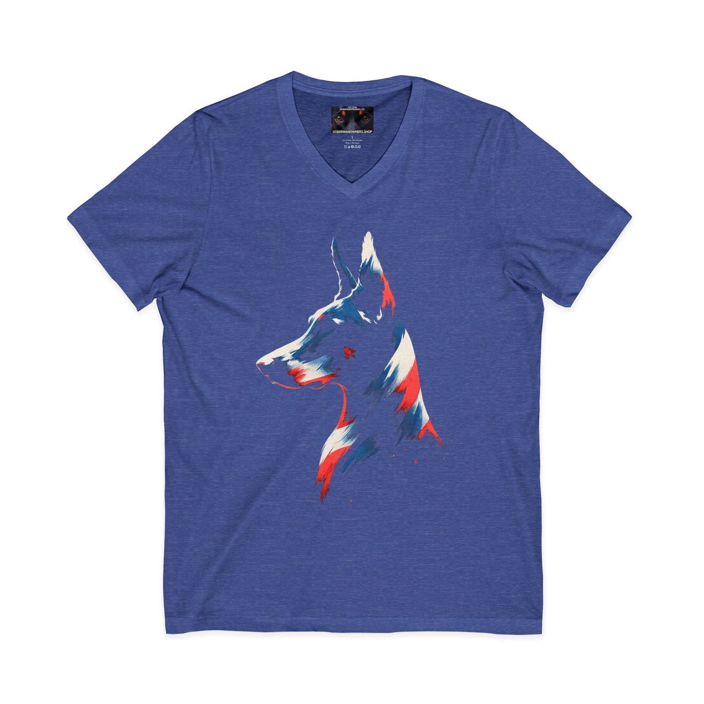 Service 1 Private Label Unisex Jersey Short Sleeve V-Neck Tee