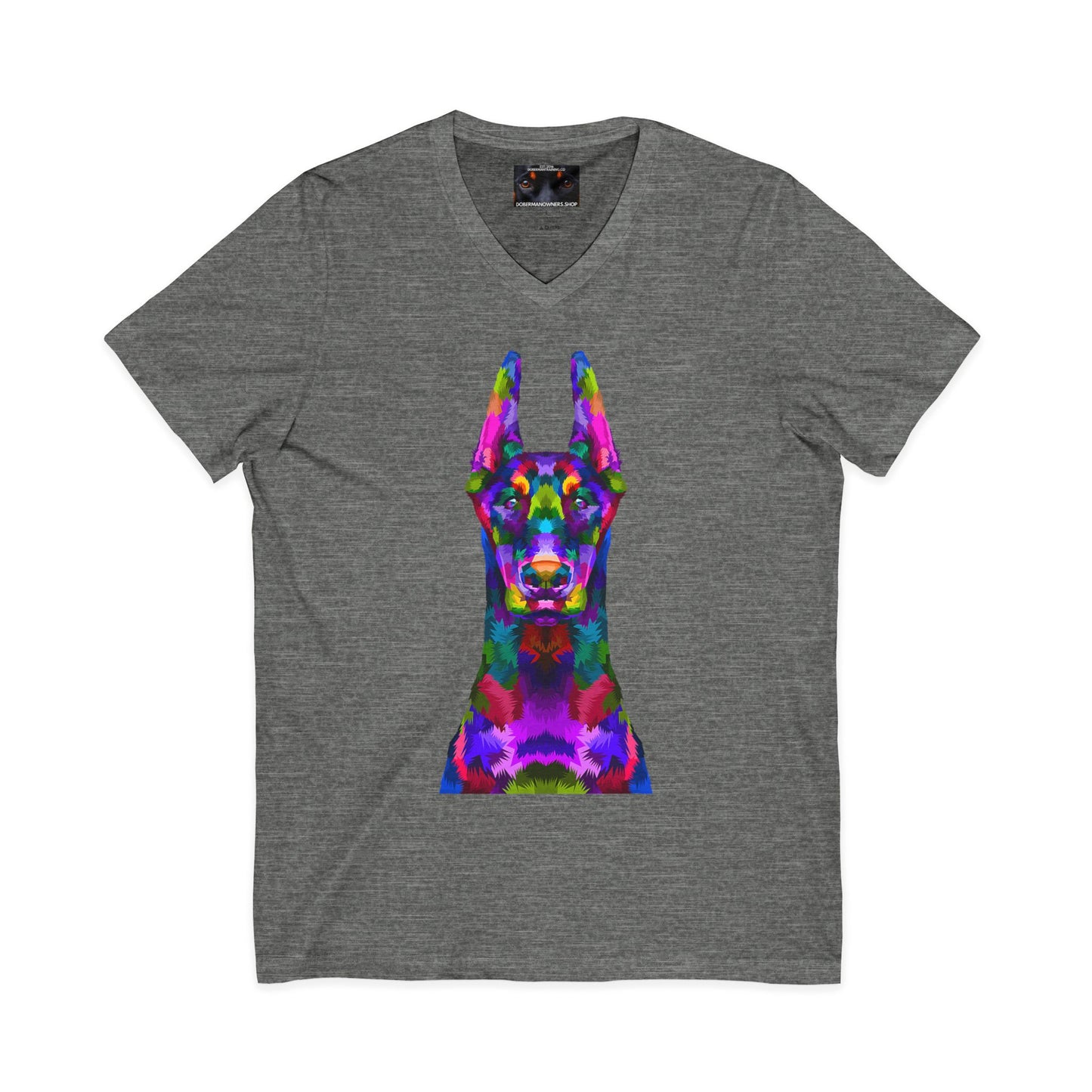 Look 1 Private Label Unisex Jersey Short Sleeve V-Neck Tee