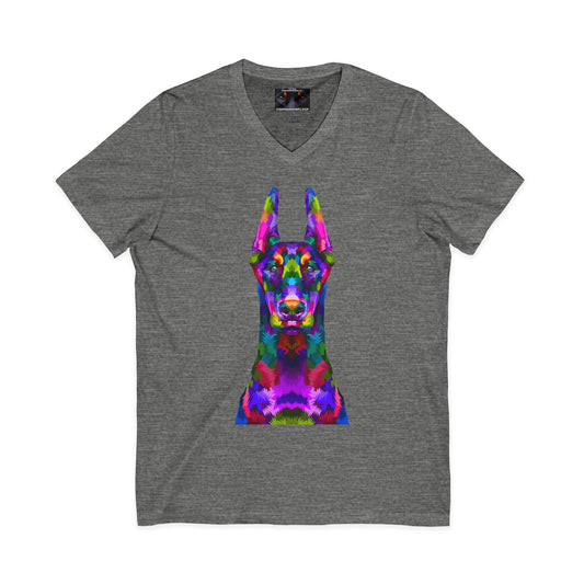 Look 1 Private Label Unisex Jersey Short Sleeve V-Neck Tee