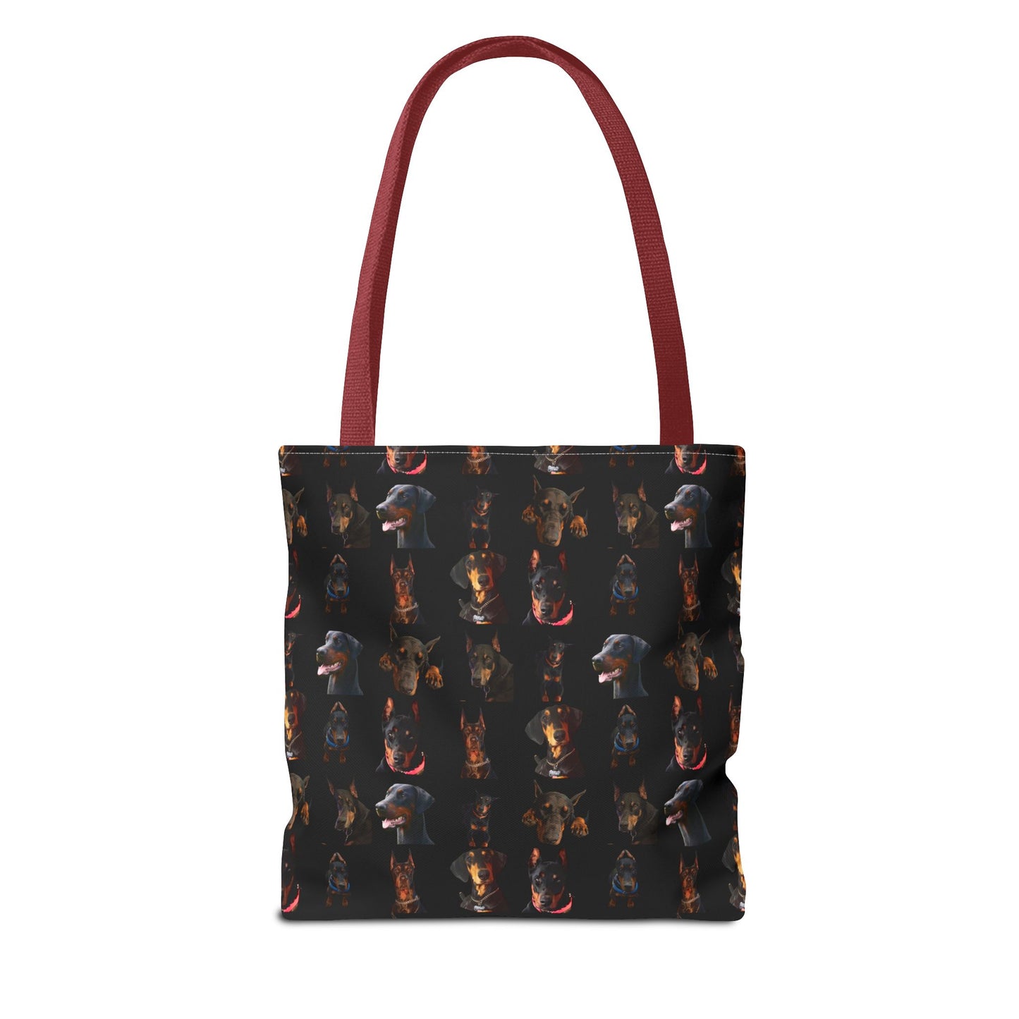 Edition 2 Doberman Model Pattern Black Tote Bag