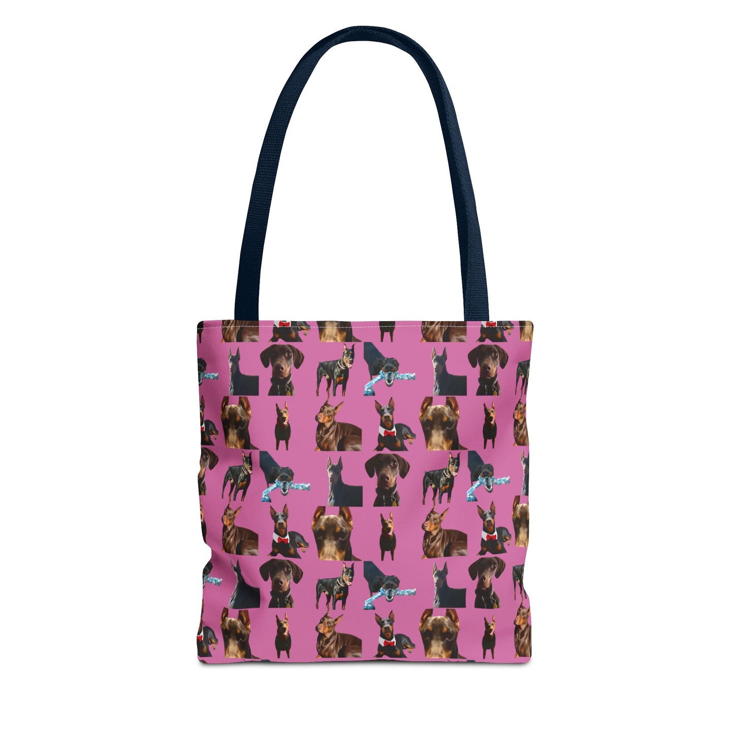 Edition 1 Doberman Model Pattern Pink Tote Bag