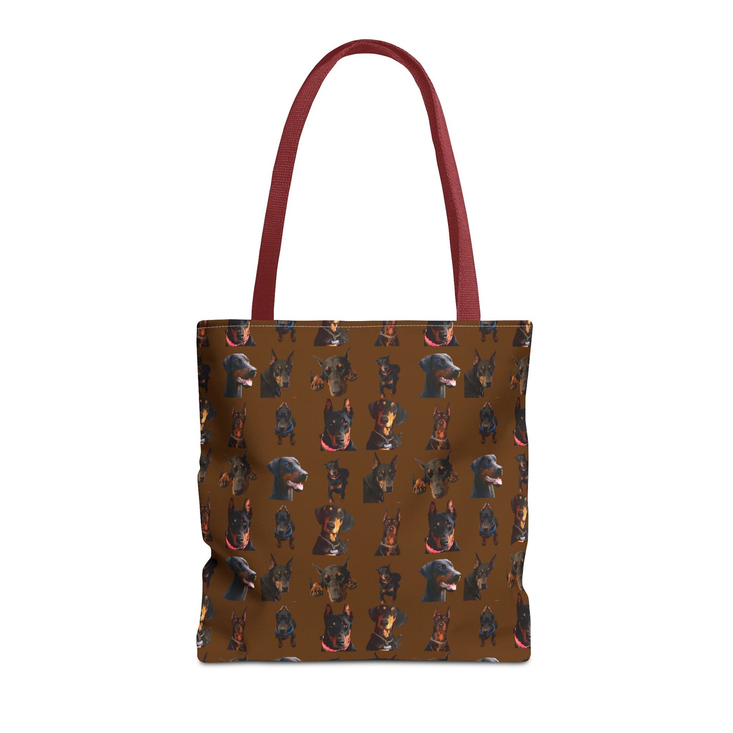 Edition 2 Doberman Model Pattern Brown Tote Bag