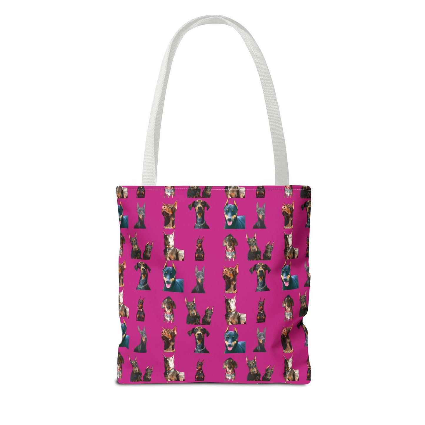 Edition 4 Doberman Model Pattern Pink Tote Bag