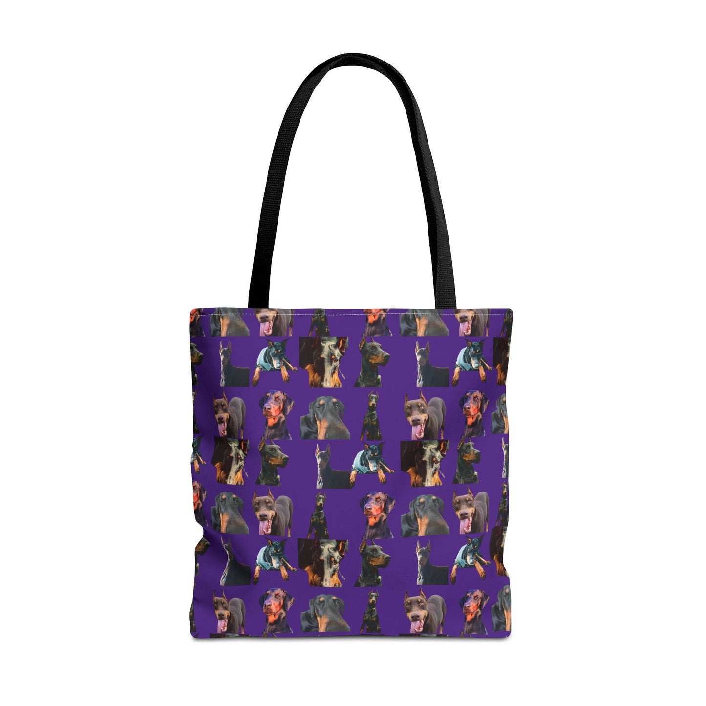 Edition 3 Doberman Model Pattern Purple Tote Bag