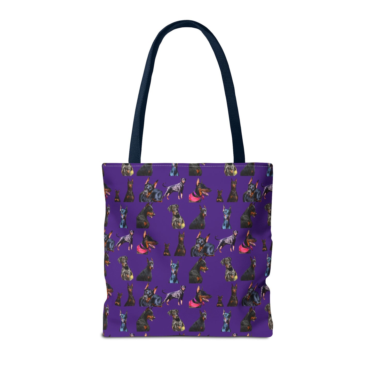 Edition 7 Doberman Model Pattern Purple Tote Bag