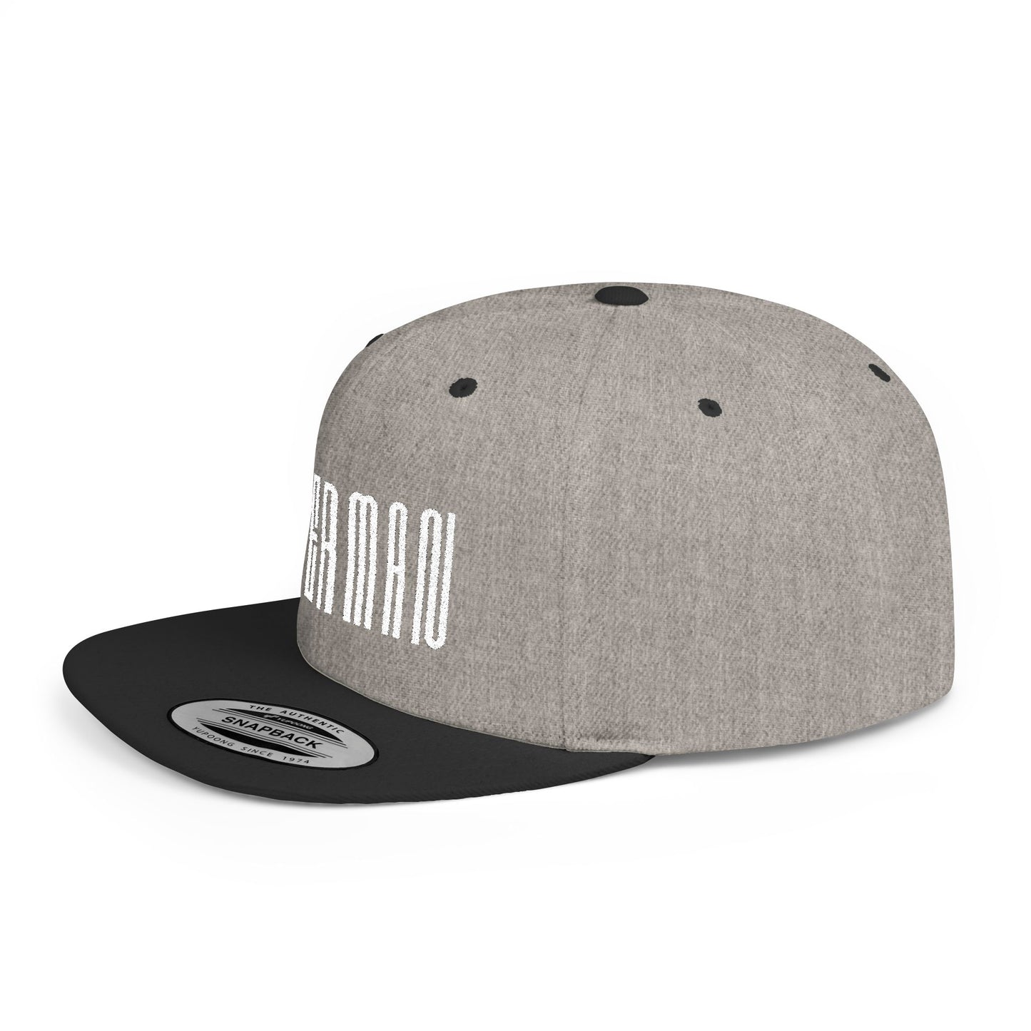 Doberman 1 Embroidered Flat Bill Snapback