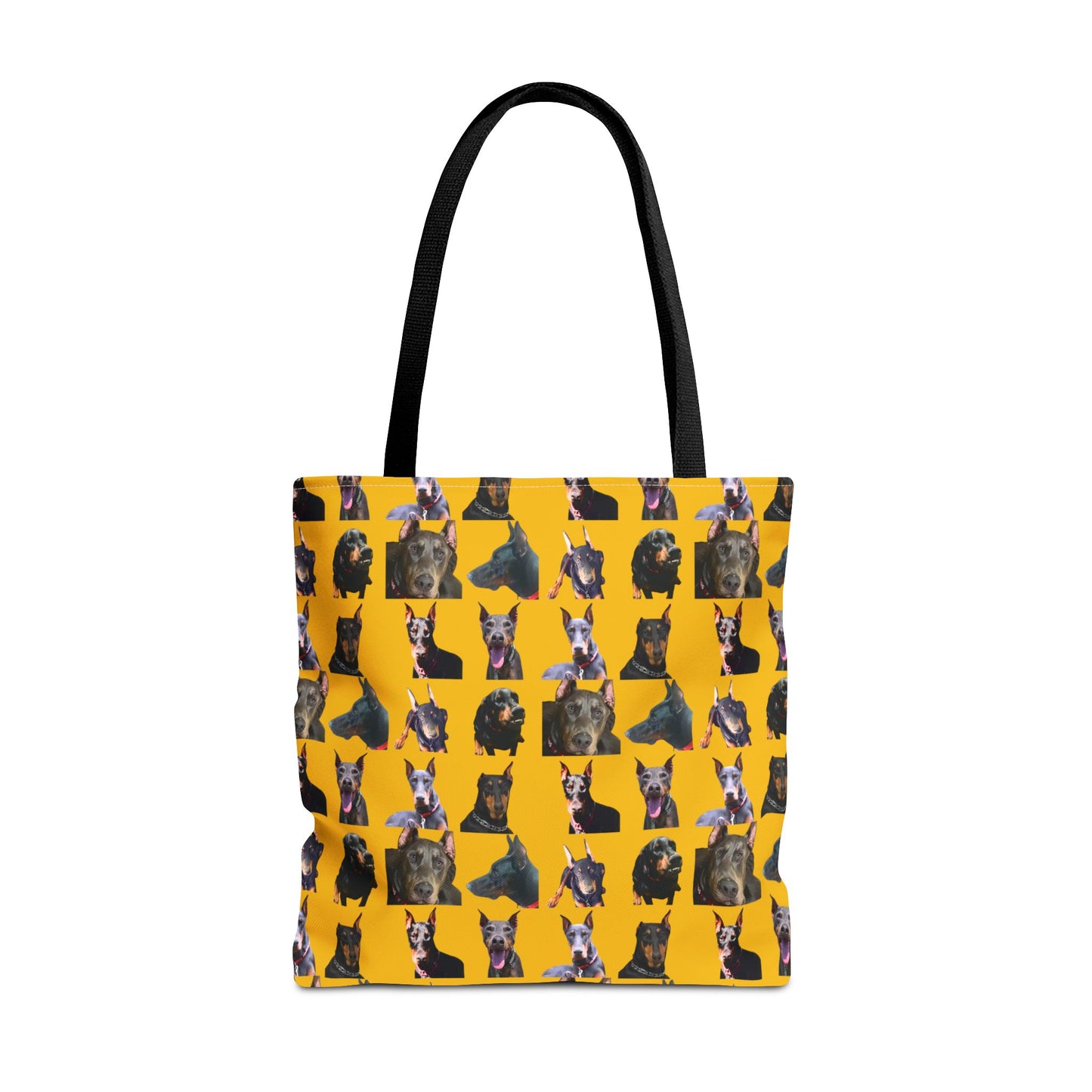 Edition 11 Doberman Model Pattern Yellow Tote Bag
