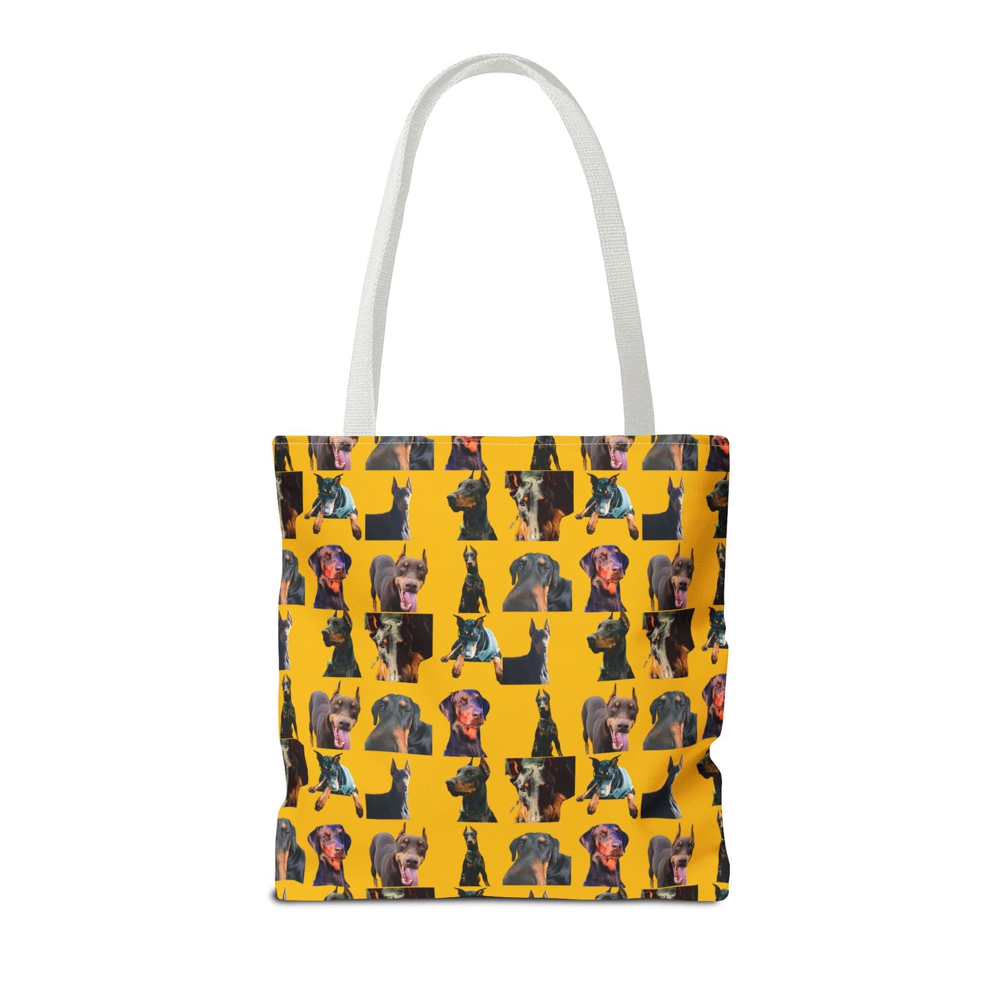 Edition 3 Doberman Model Pattern Yellow Tote Bag