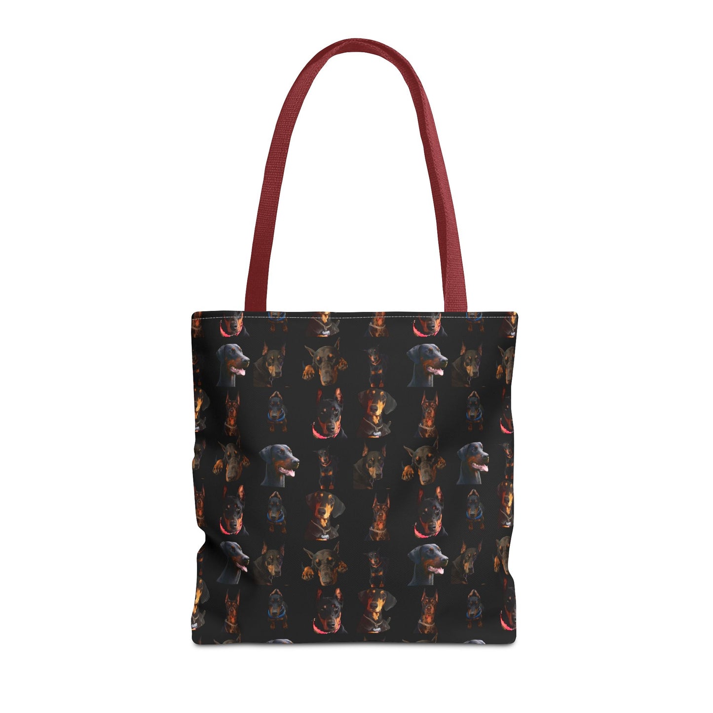 Edition 2 Doberman Model Pattern Black Tote Bag