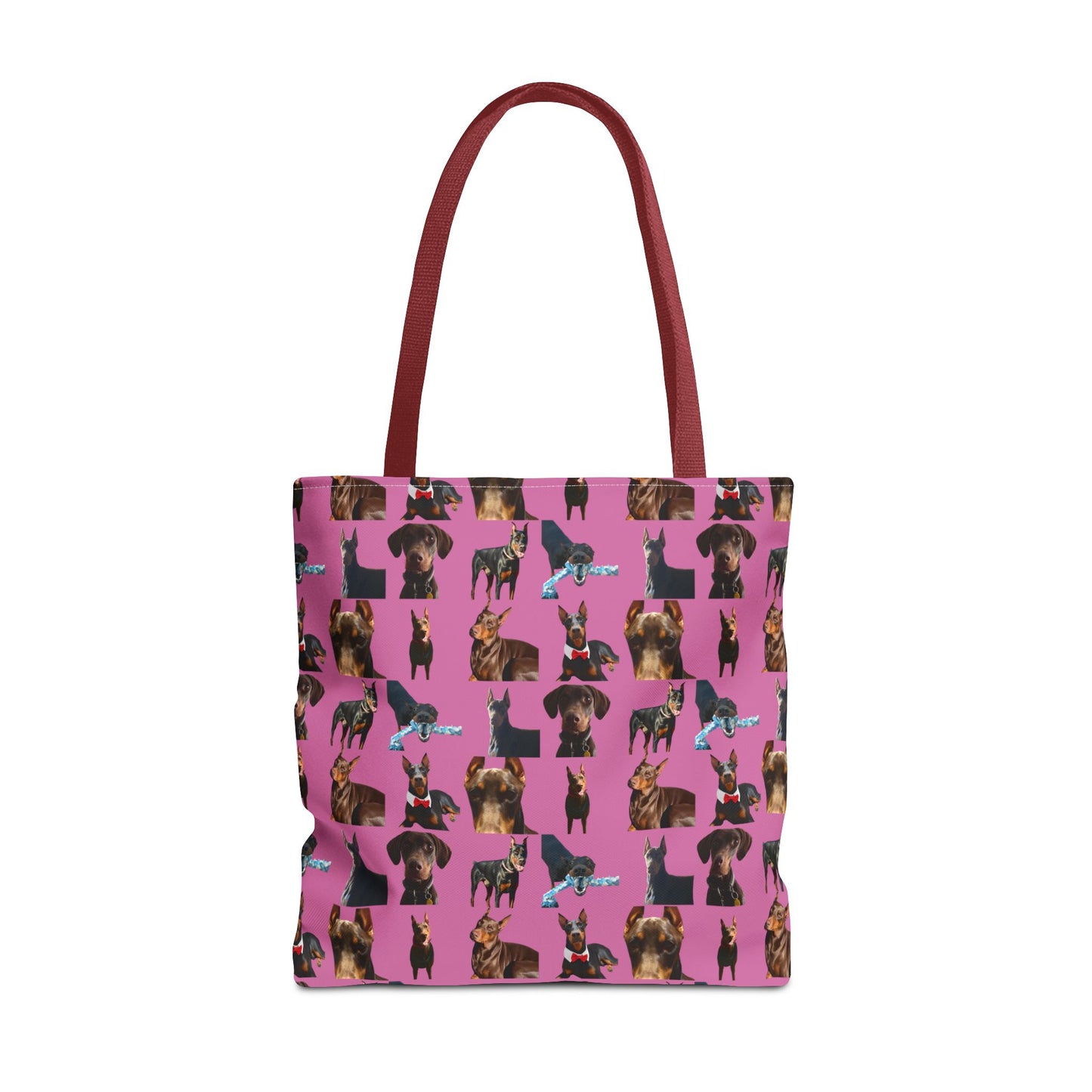 Edition 1 Doberman Model Pattern Pink Tote Bag