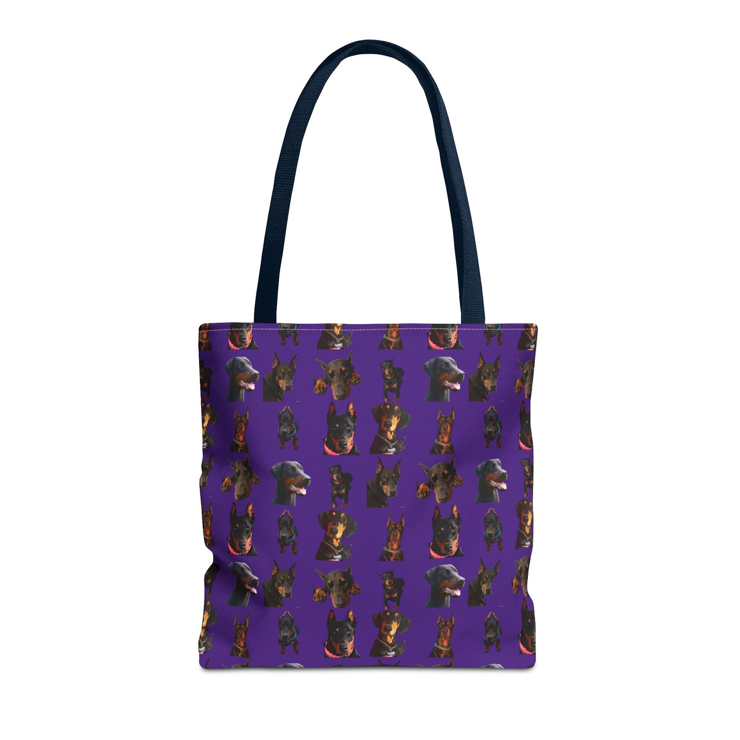 Edition 2 Doberman Model Pattern Purple Tote Bag