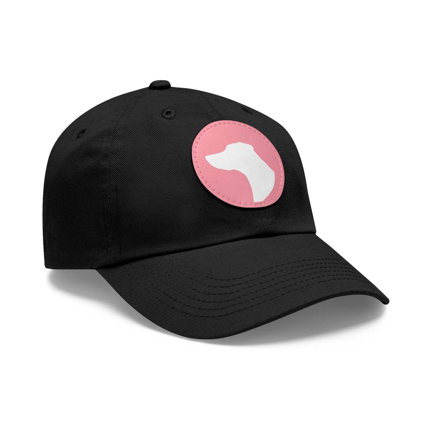 N 1 Dad Hat with Leather Patch (Round)