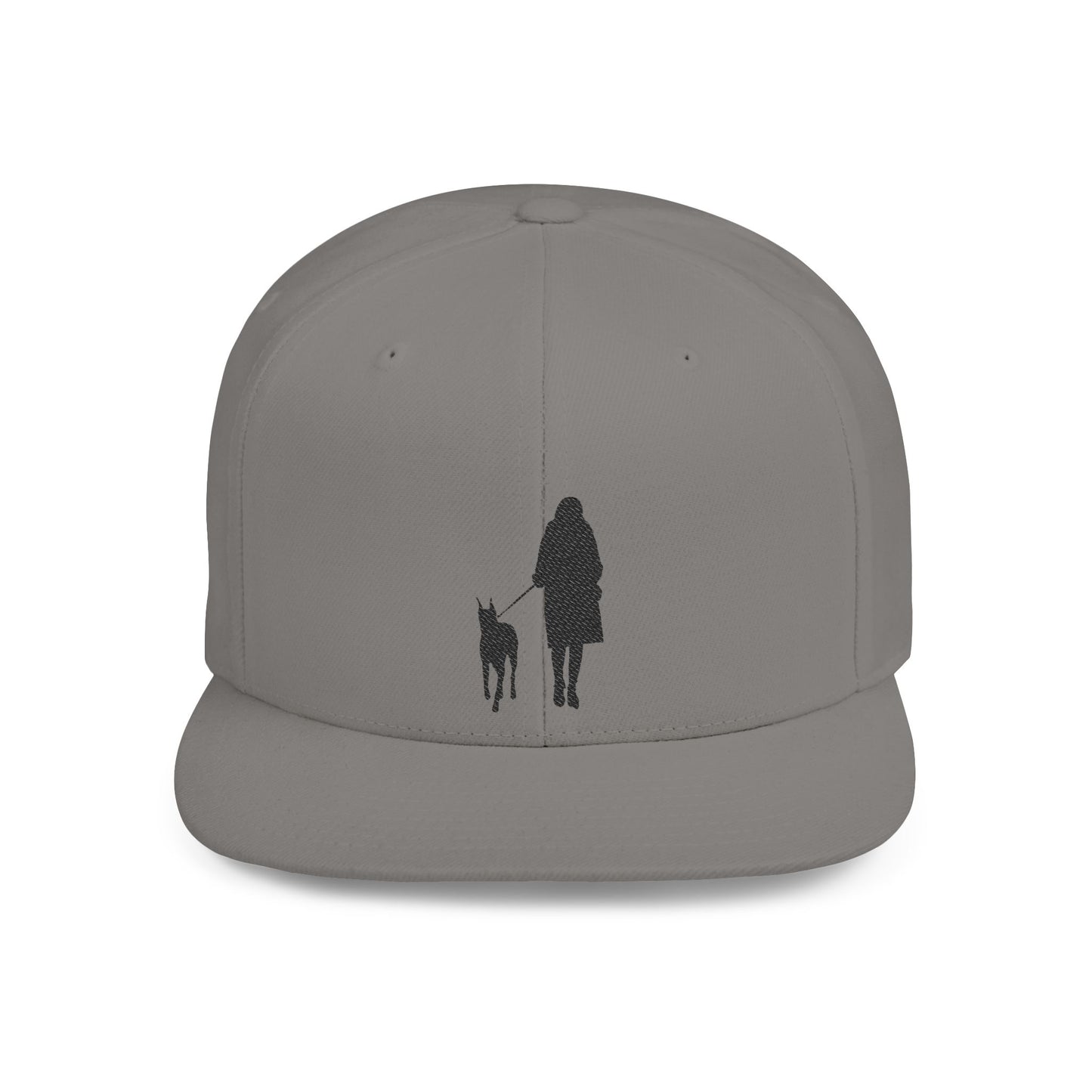 Queen 1 Embroidered Flat Bill Snapback