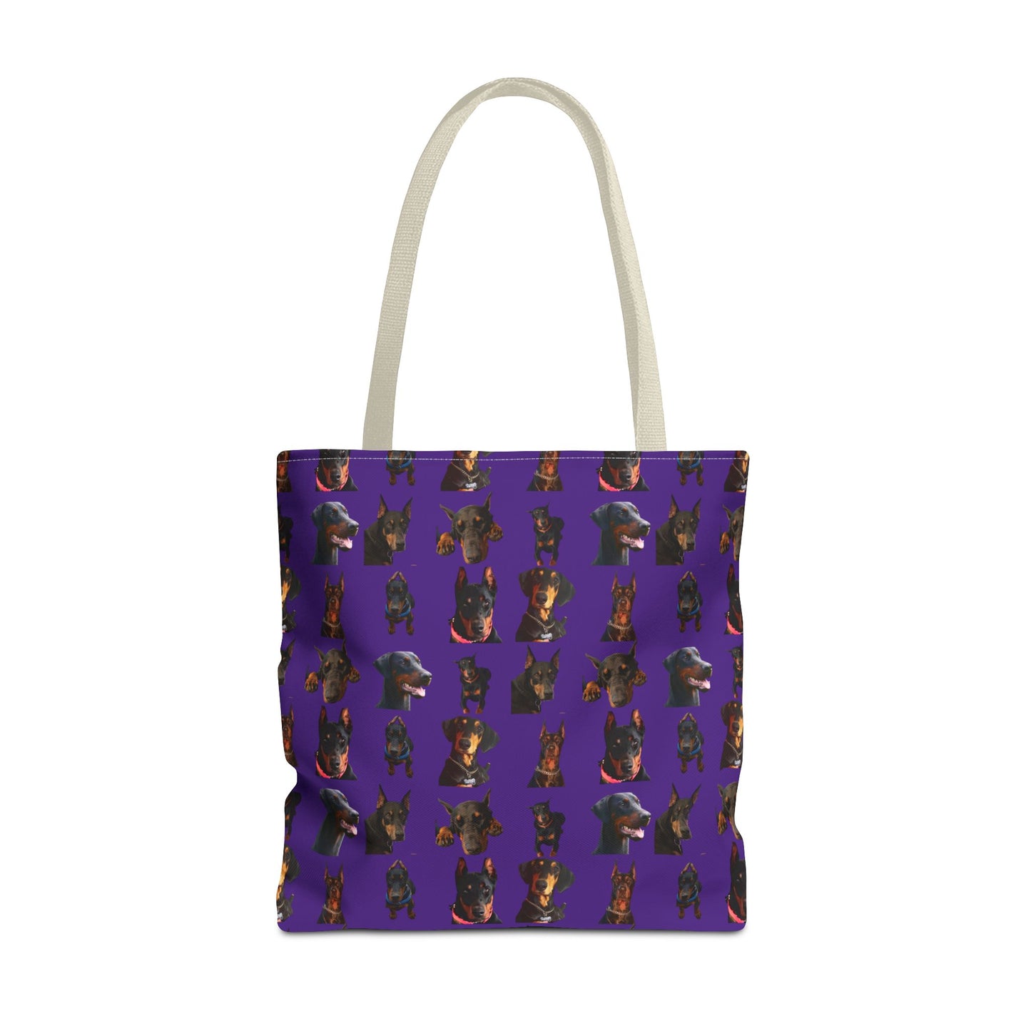 Edition 2 Doberman Model Pattern Purple Tote Bag
