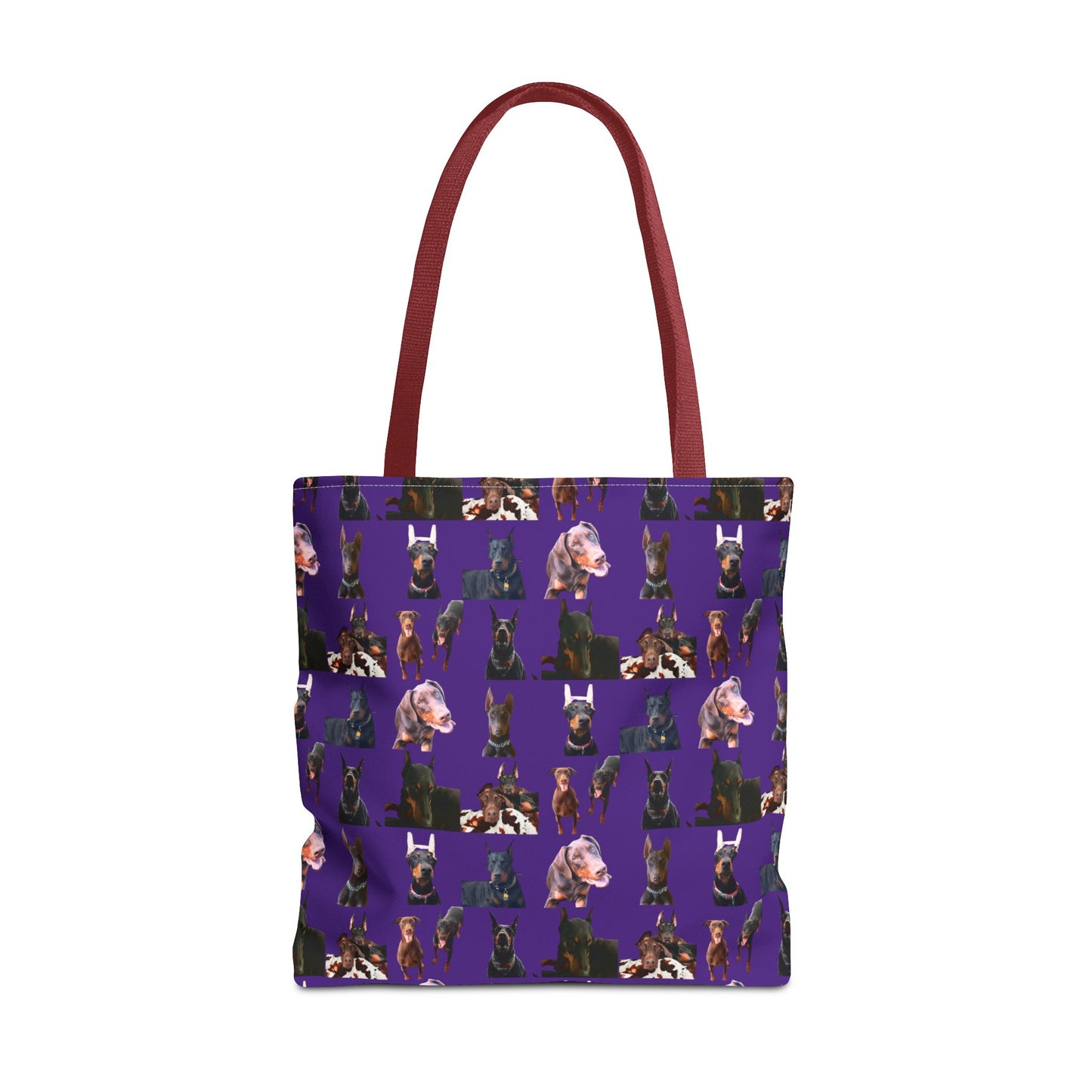 Edition 10 Doberman Model Pattern Purple Tote Bag