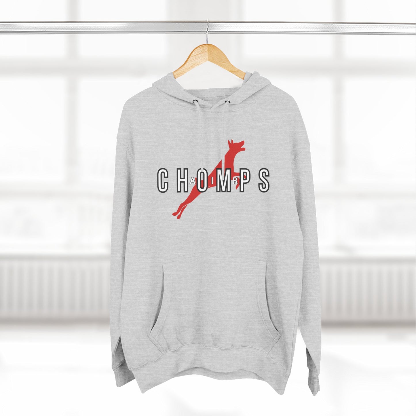 Air Chomps Three-Panel Fleece Hoodie