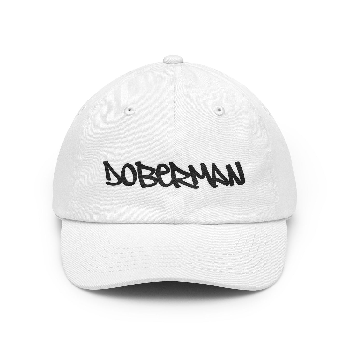Doberman 1 Script Baseball Cap