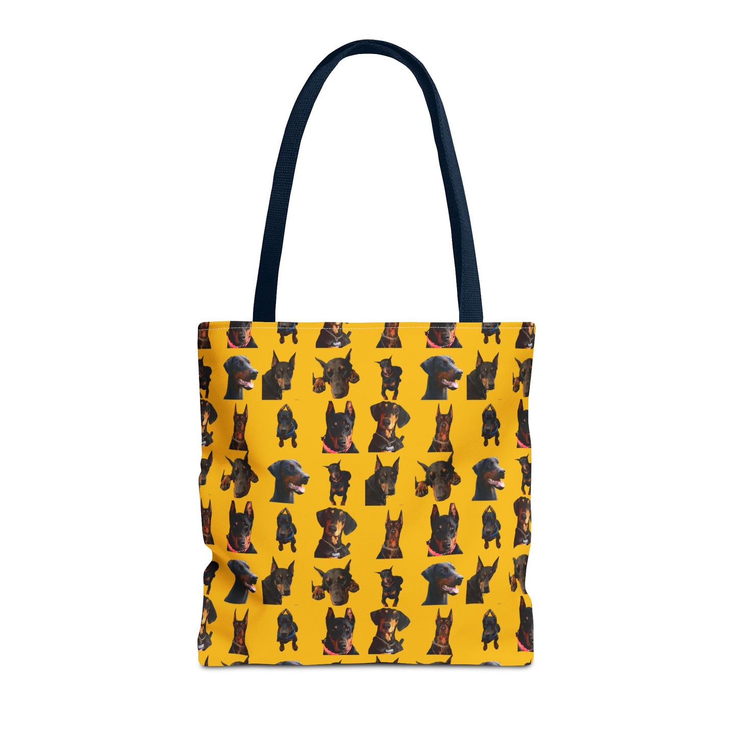 Edition 2 Doberman Model Pattern Yellow Tote Bag