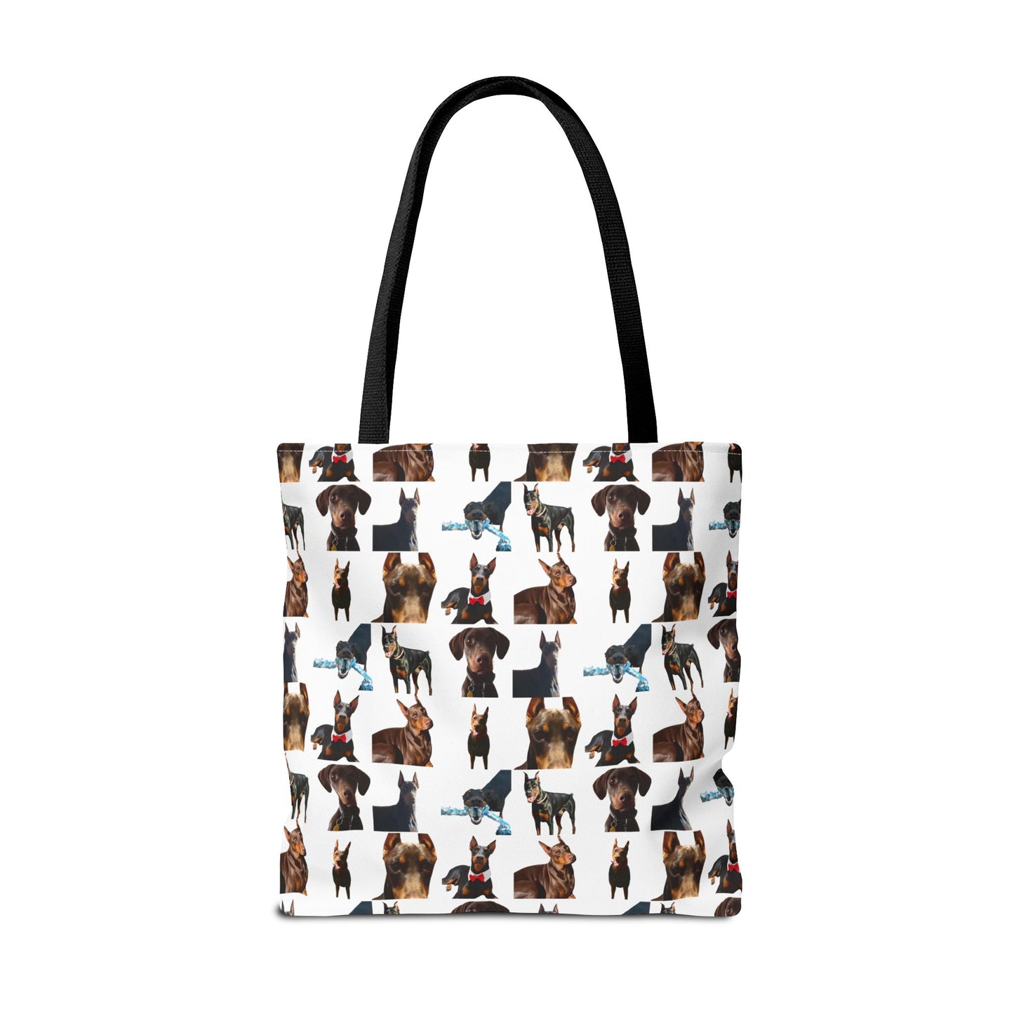 Edition 1 Doberman Model Pattern White Tote Bag