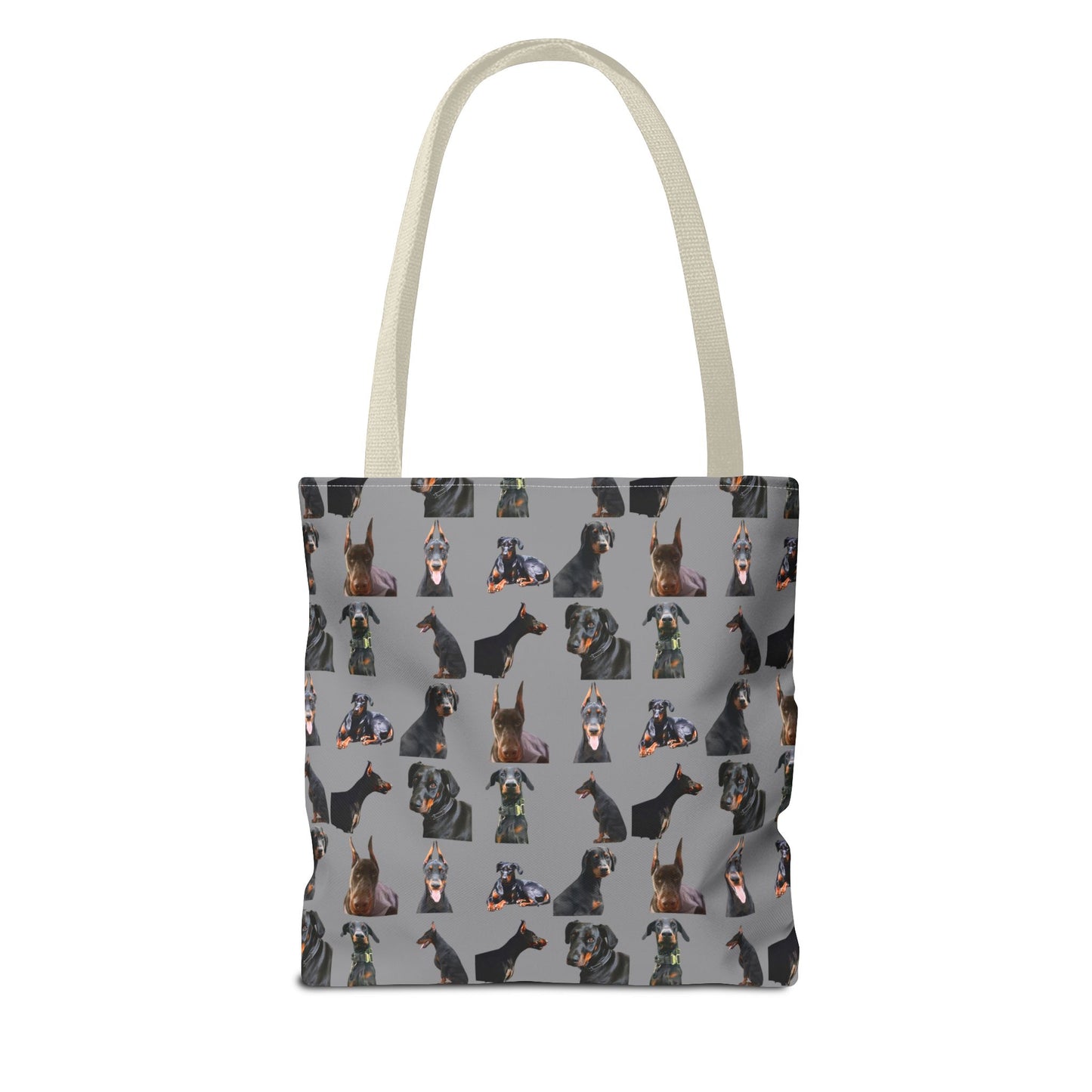 Edition 6 Doberman Model Pattern Gray Tote Bag